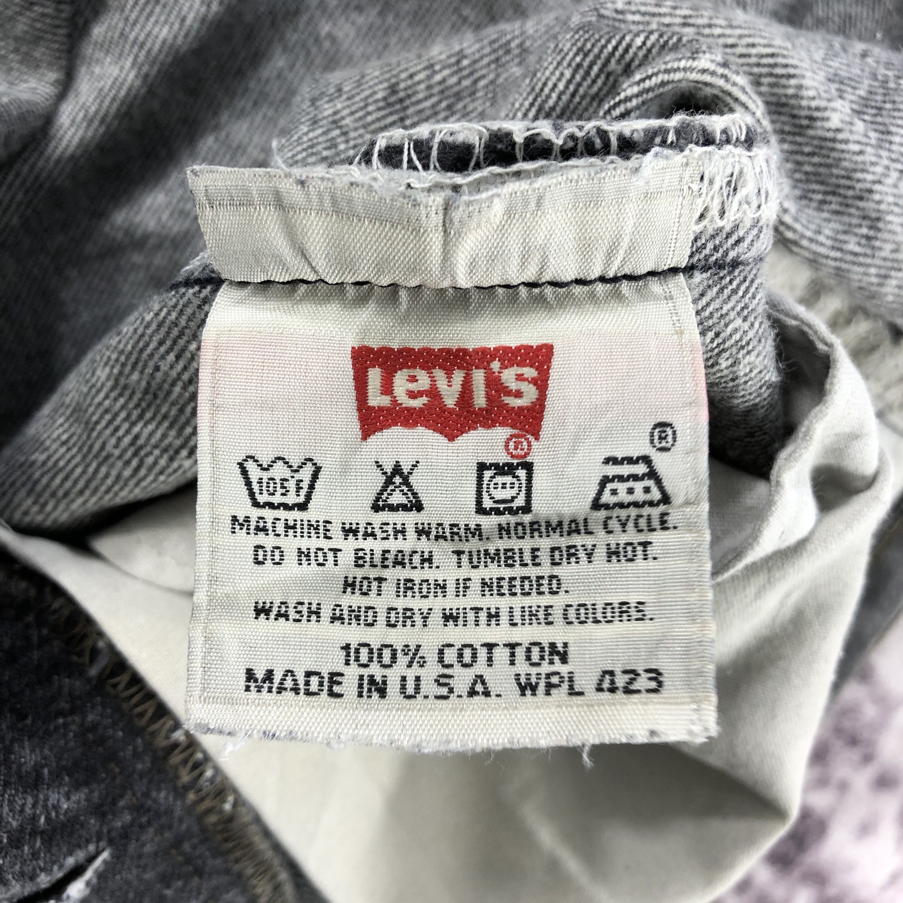 Levi's × Vintage Vintage Faded Black Levis 501 Jeans-JM2351 Size US 38 / EU 54 - 12 Thumbnail