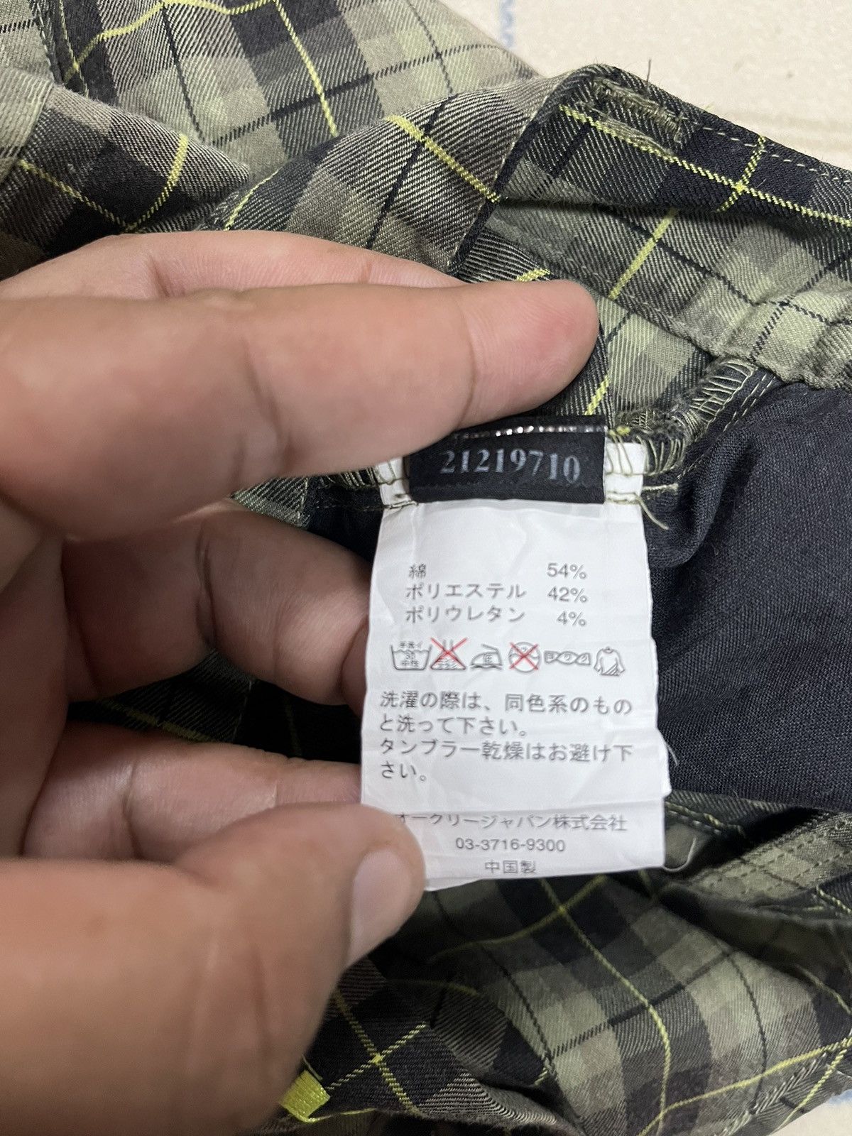 Oakley Oakley casual pants chekered Size US 31 - 13 Thumbnail