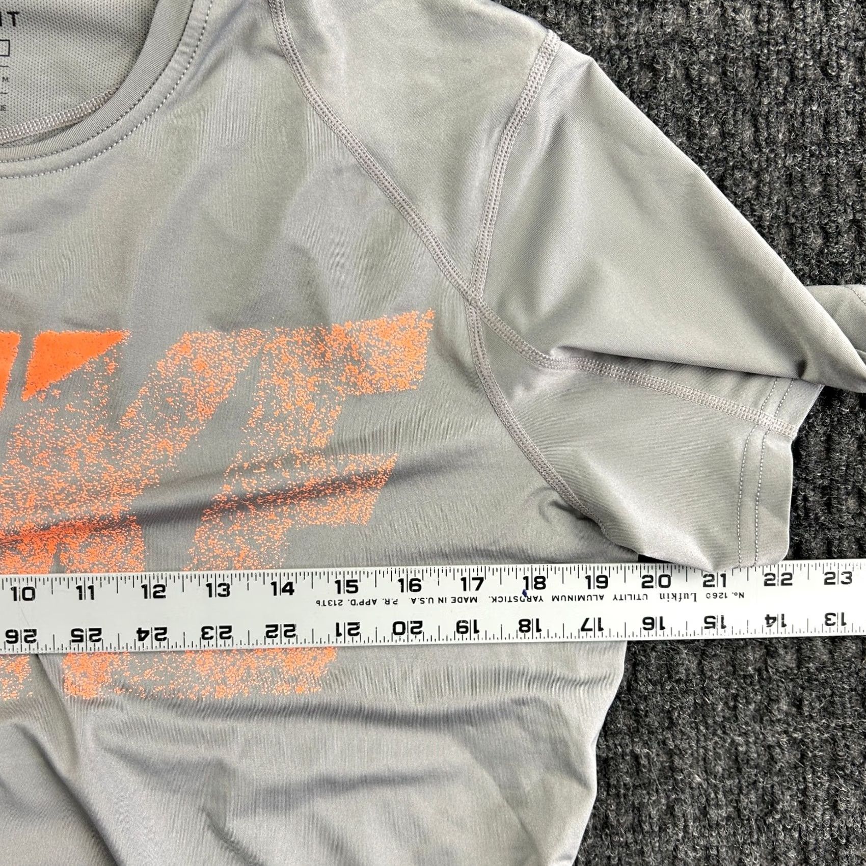 Nike Nike Pro Shirt M Gray Orange Dri-Fit Combat Compression Training Pro Nike Pro Combat Shirt M Gray Orange Dri-Fit Combat Compression Training Size US M / EU 48-50 / 2 - 6 Thumbnail