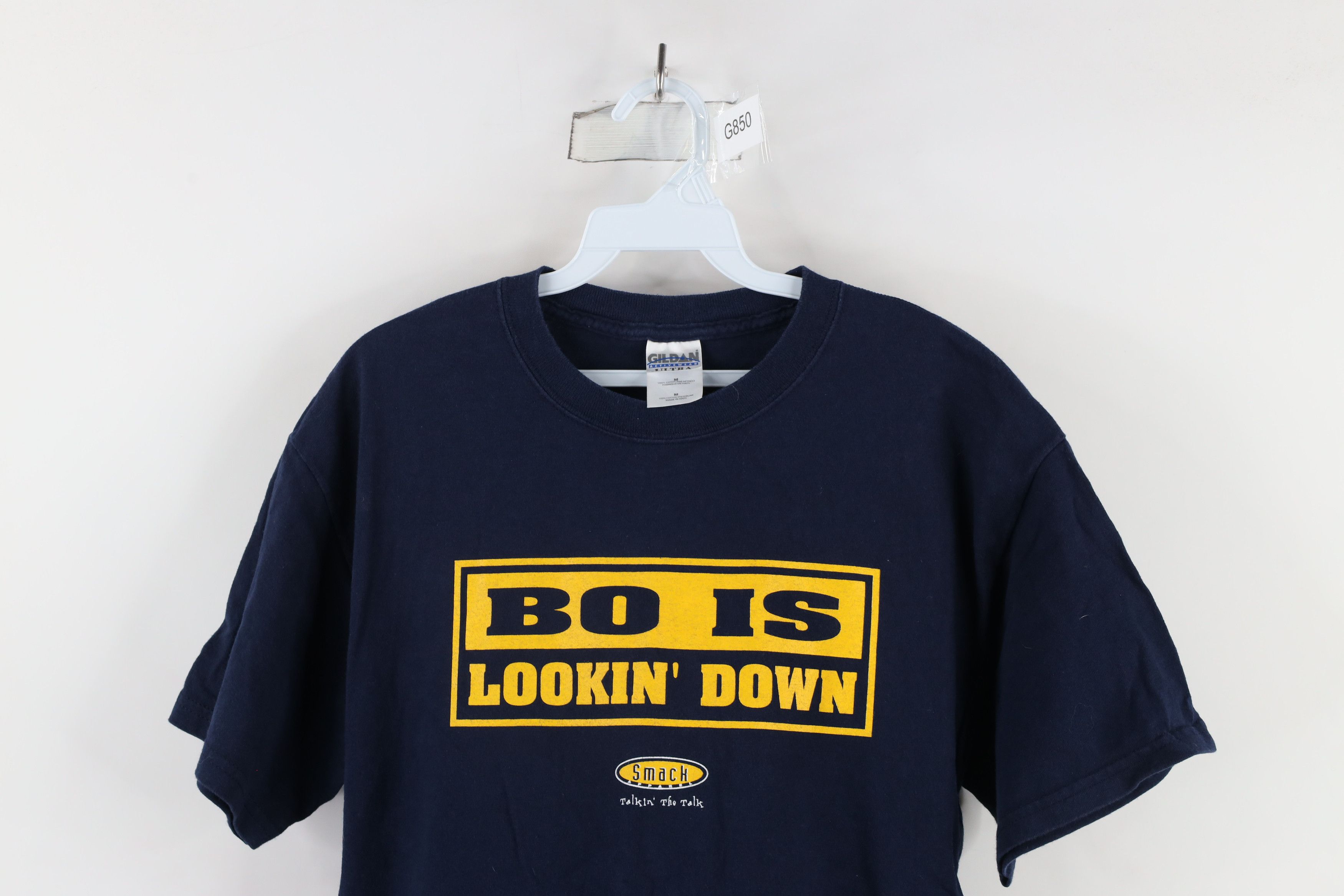 Vintage Vintage Looking Down University of Michigan Football T-Shirt Size US M / EU 48-50 / 2 - 2 Thumbnail