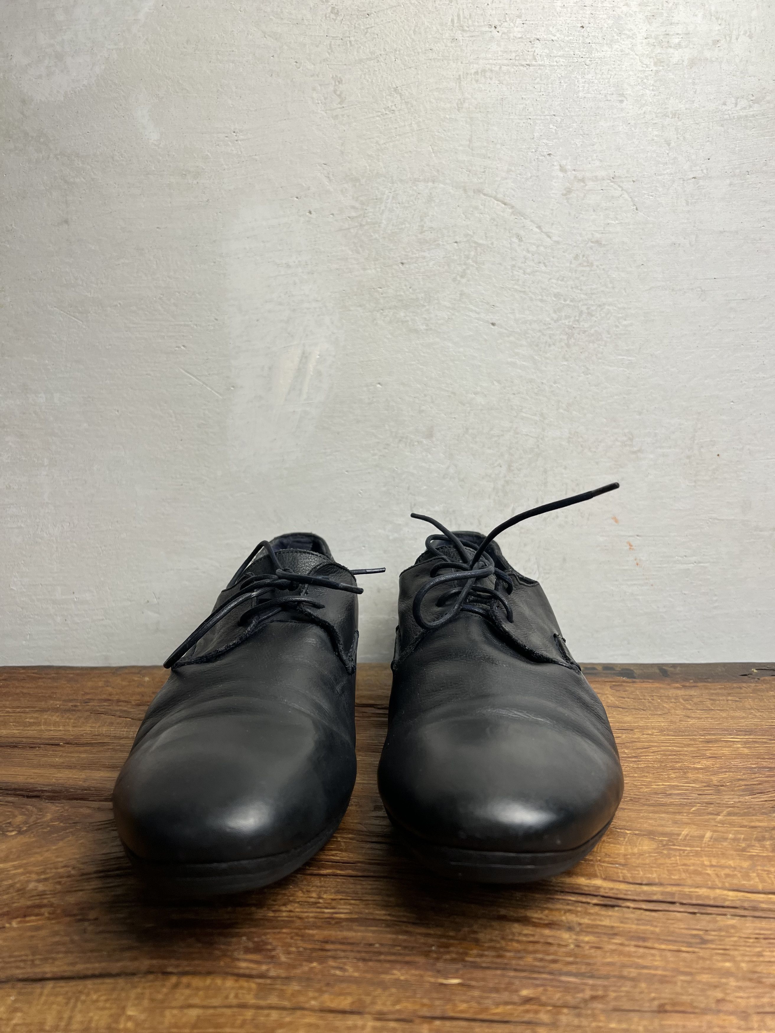Alexander McQueen Alexander Mcqueen Black Leather Derby Shoes Size US 11 / EU 44 - 5 Thumbnail