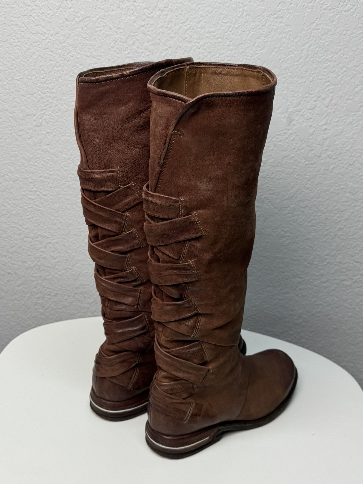 A.S.98 A.S.98 vintage leather tall boots italy rick owens style Size US 9 / IT 39 - 12 Thumbnail