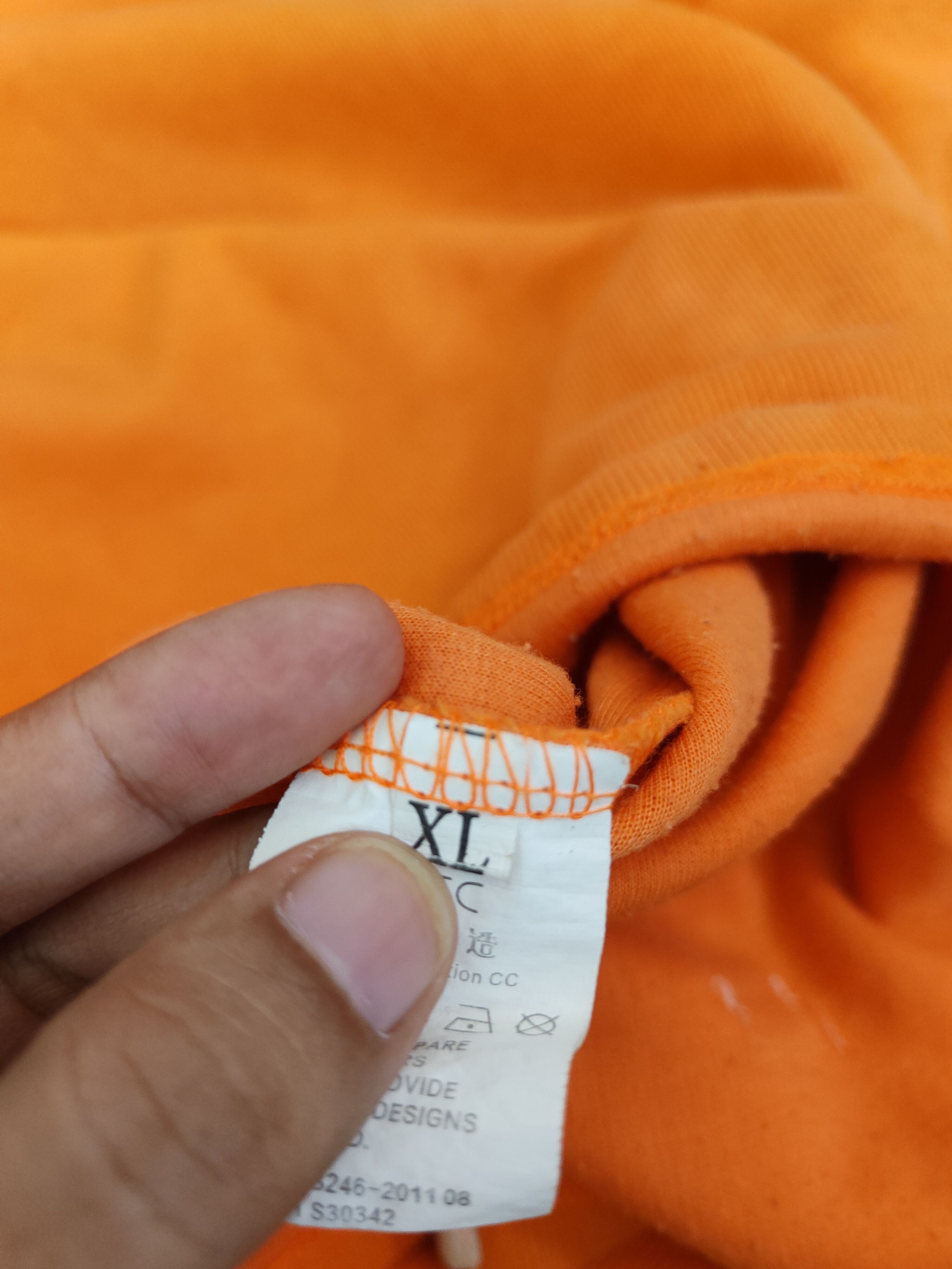 Japanese Brand × Vintage MCC 11 Orange plain Sweatshirts #S2611 Size US XL / EU 56 / 4 - 12 Thumbnail