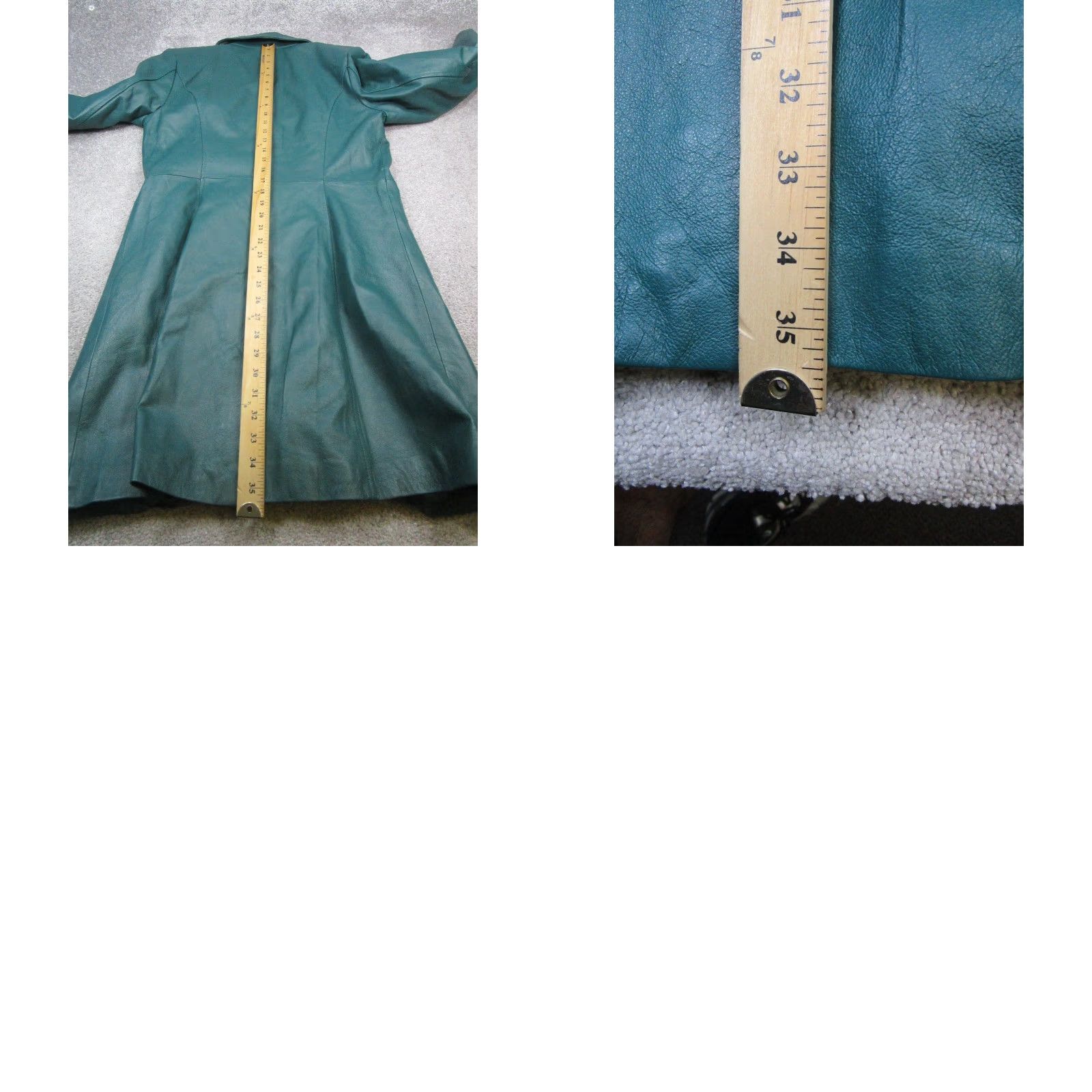 Vintage VINTAGE Jerry Lewis Jacket Small Green Leather y2k Matrix Womens Size S / US 4 / IT 40 - 8 Thumbnail