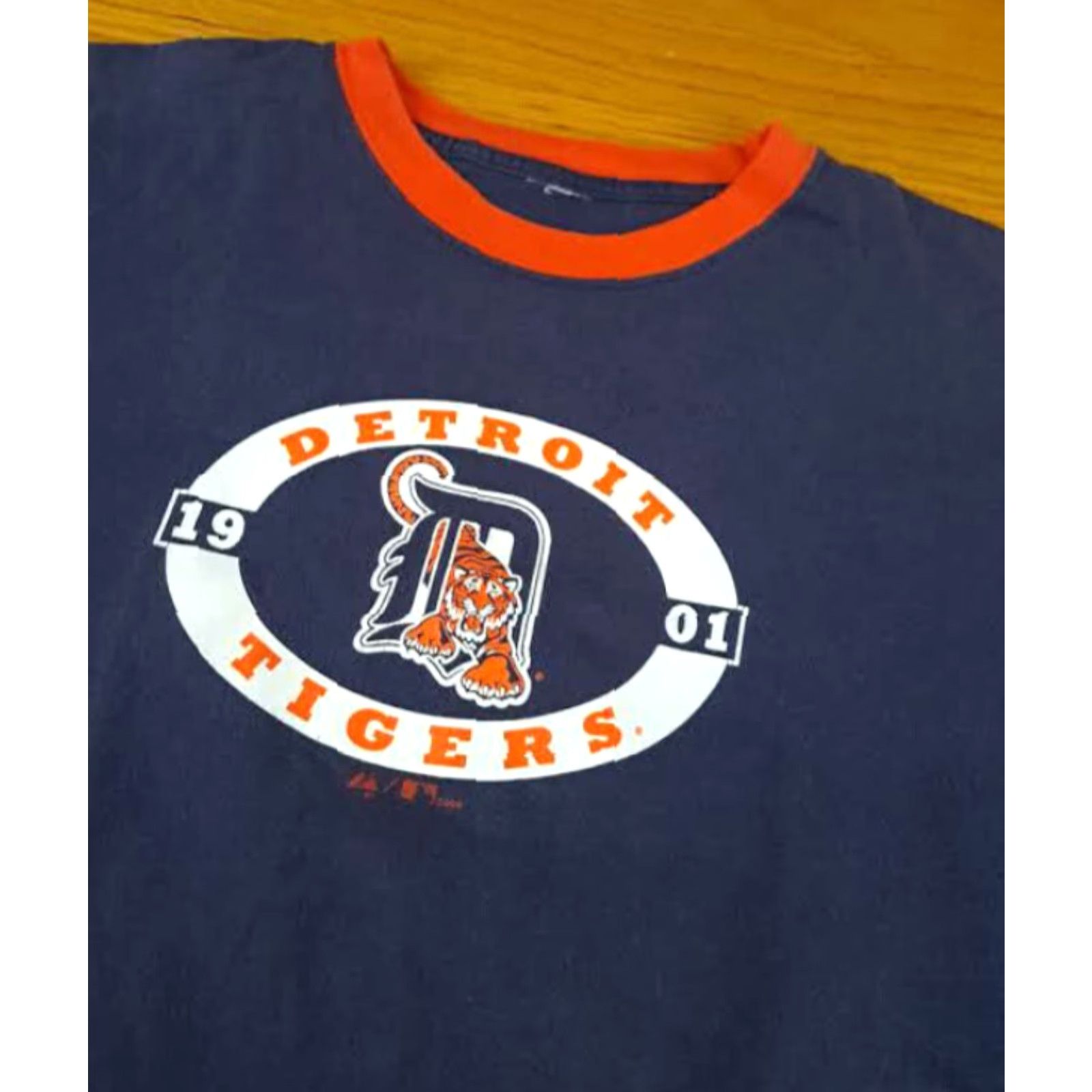 Nike VINTAGE Nike Detroit Tigers Baseball XL T-Shirt Blue Unisex Adults Short Sleeve 2006 Sports Shirt Size US XL / EU 56 / 4 - 3 Thumbnail