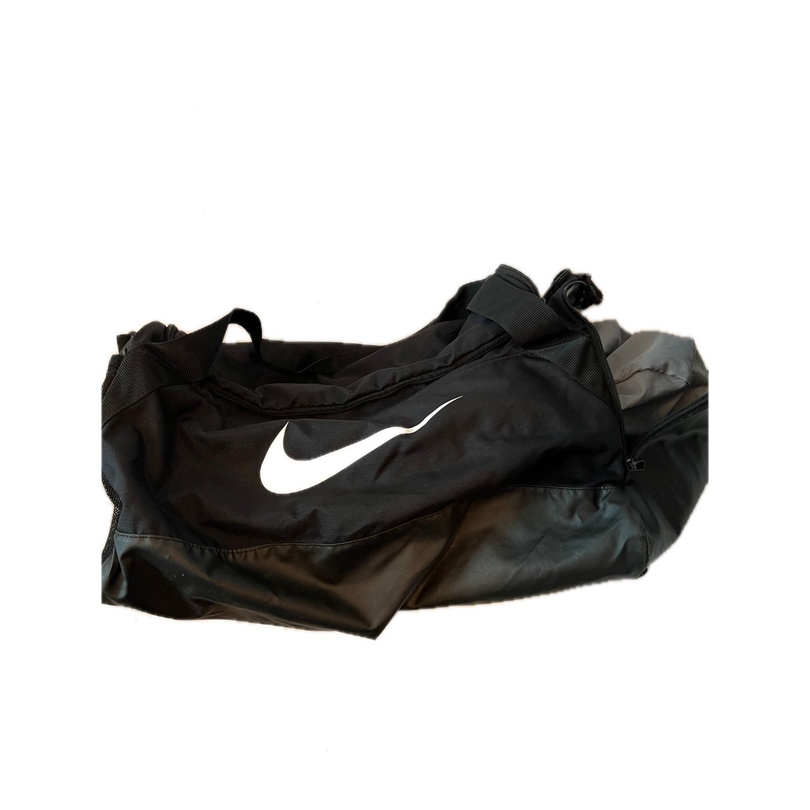 Nike Black Duffel Gym Bag 18"x12"x10" Zipped, Men's