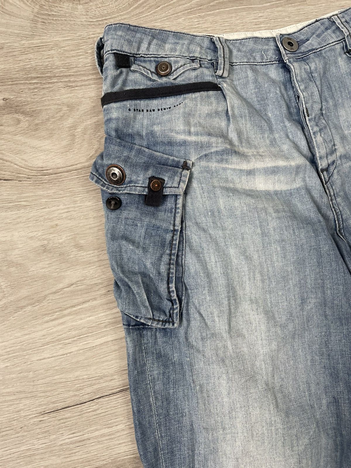 G-Star Vintage Men's Jeans Cargo G Star Rare Size US 32 / EU 48 - 6 Thumbnail