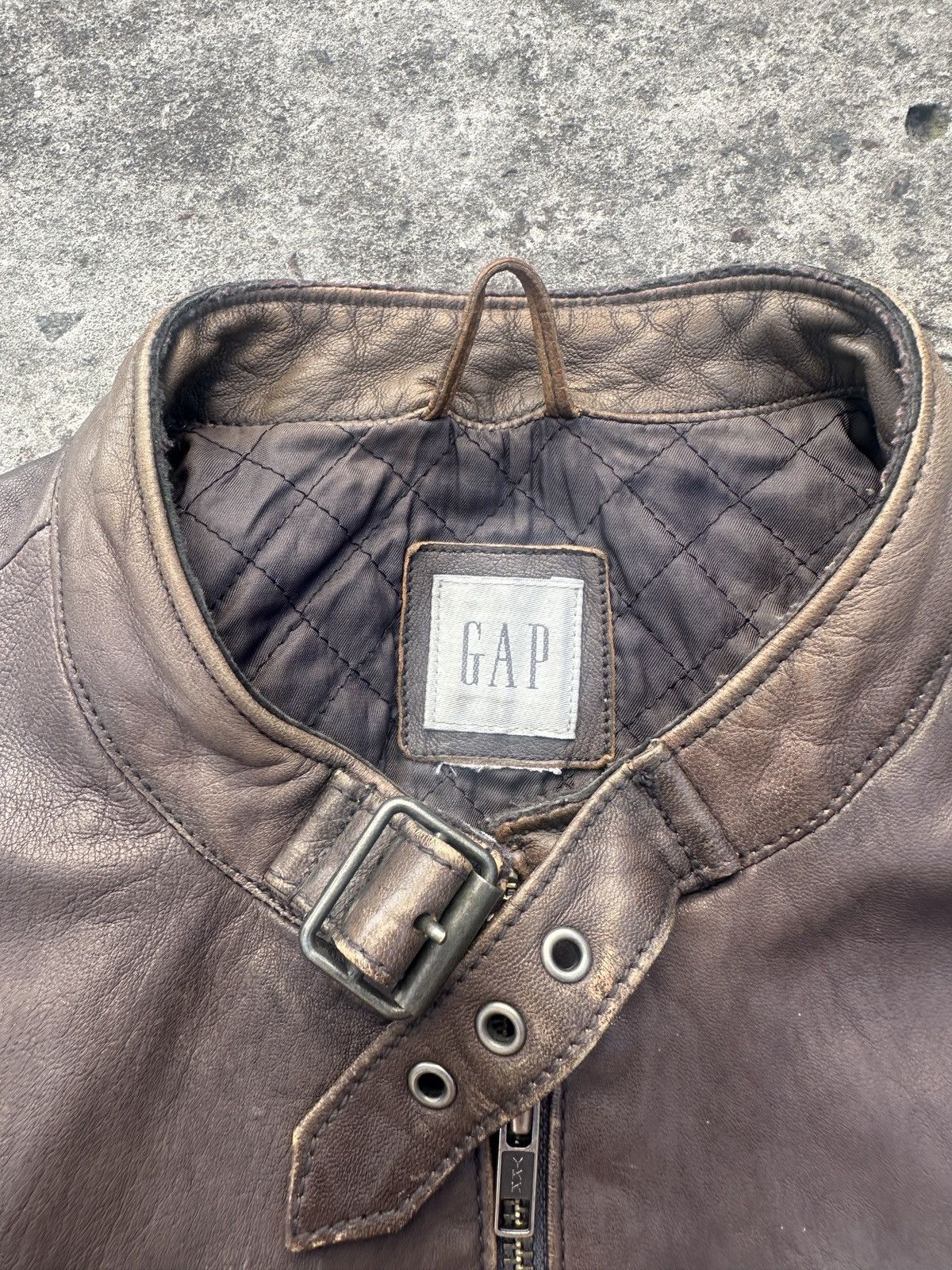 Gap Vintage Gap Leather Jacket Casual Streetwear Style S Usa Size US S / EU 44-46 / 1 - 3 Thumbnail