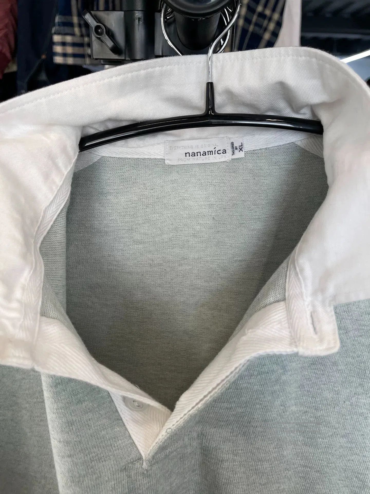 Nanamica Nanamica Collar Spliced Sweatshirt. Size US XL / EU 56 / 4 - 3 Thumbnail