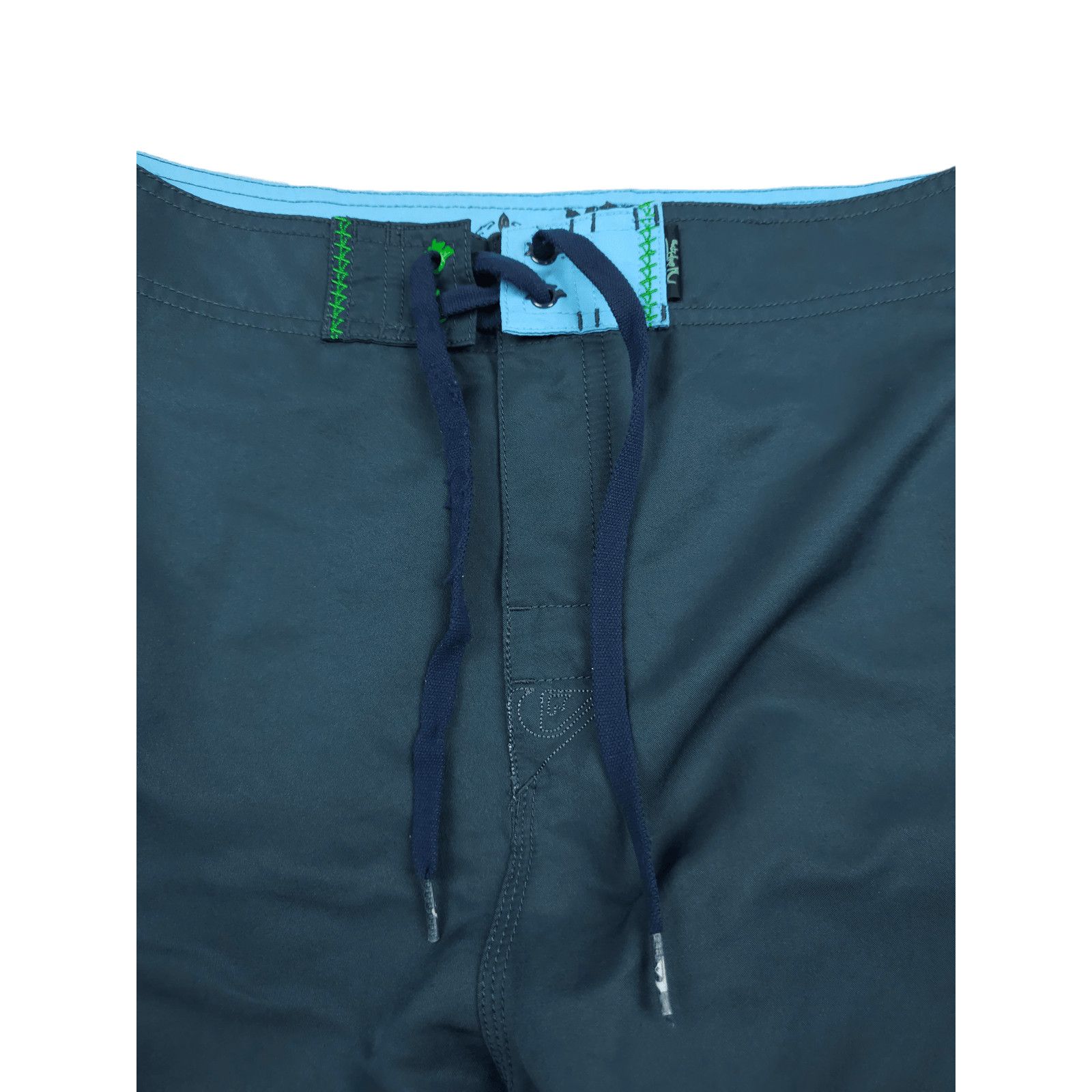 Quiksilver 💎 Vintage Quiksilver Logo Graphic Blue Y2K Shorts Japanese Size US 36 / EU 52 - 8 Thumbnail