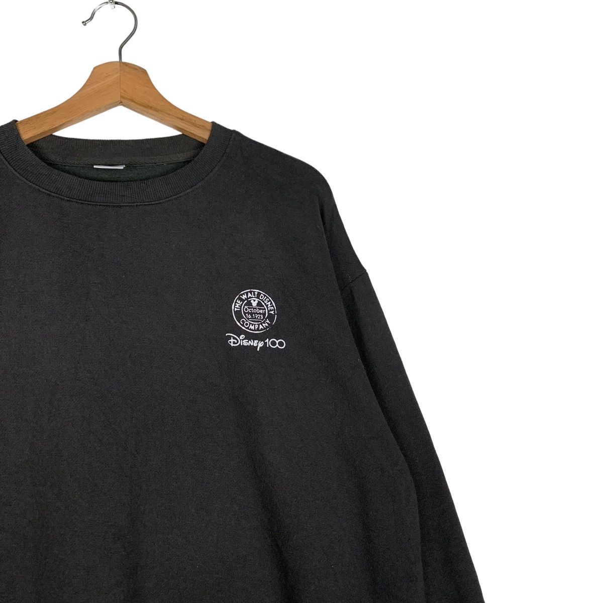 Disney DISNEY 100 Mickey Head Big Logo Sweatshirts #0743-C34 Size US L / EU 52-54 / 3 - 7 Thumbnail