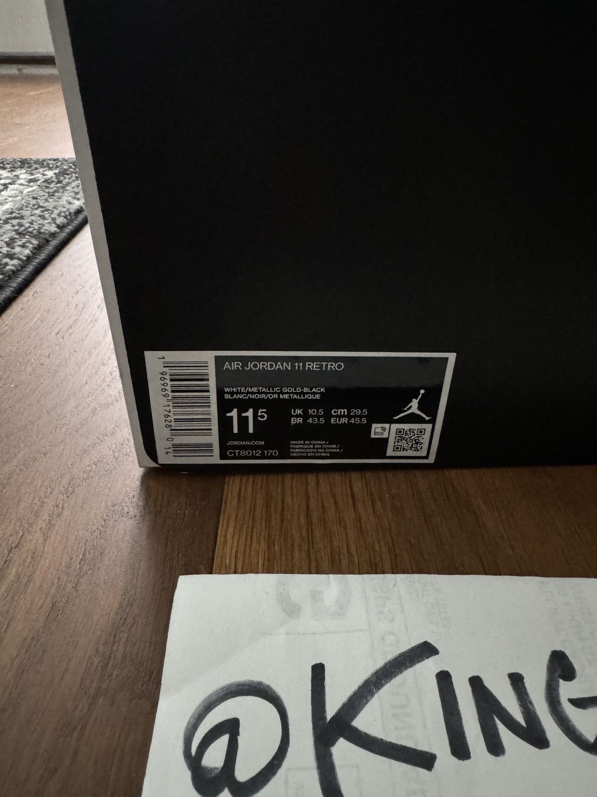 Jordan Brand × Nike AIR JORDAN 11 DMP Size US 11.5 / EU 44-45 - 8 Thumbnail