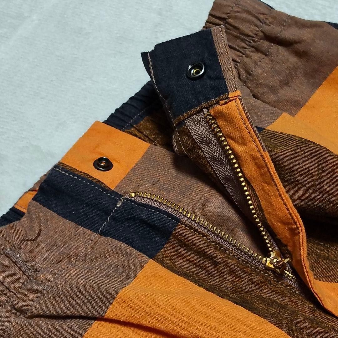 Kapital Kapital Checkered Orange Wide Pant Size US 44 / EU 60 - 6 Thumbnail