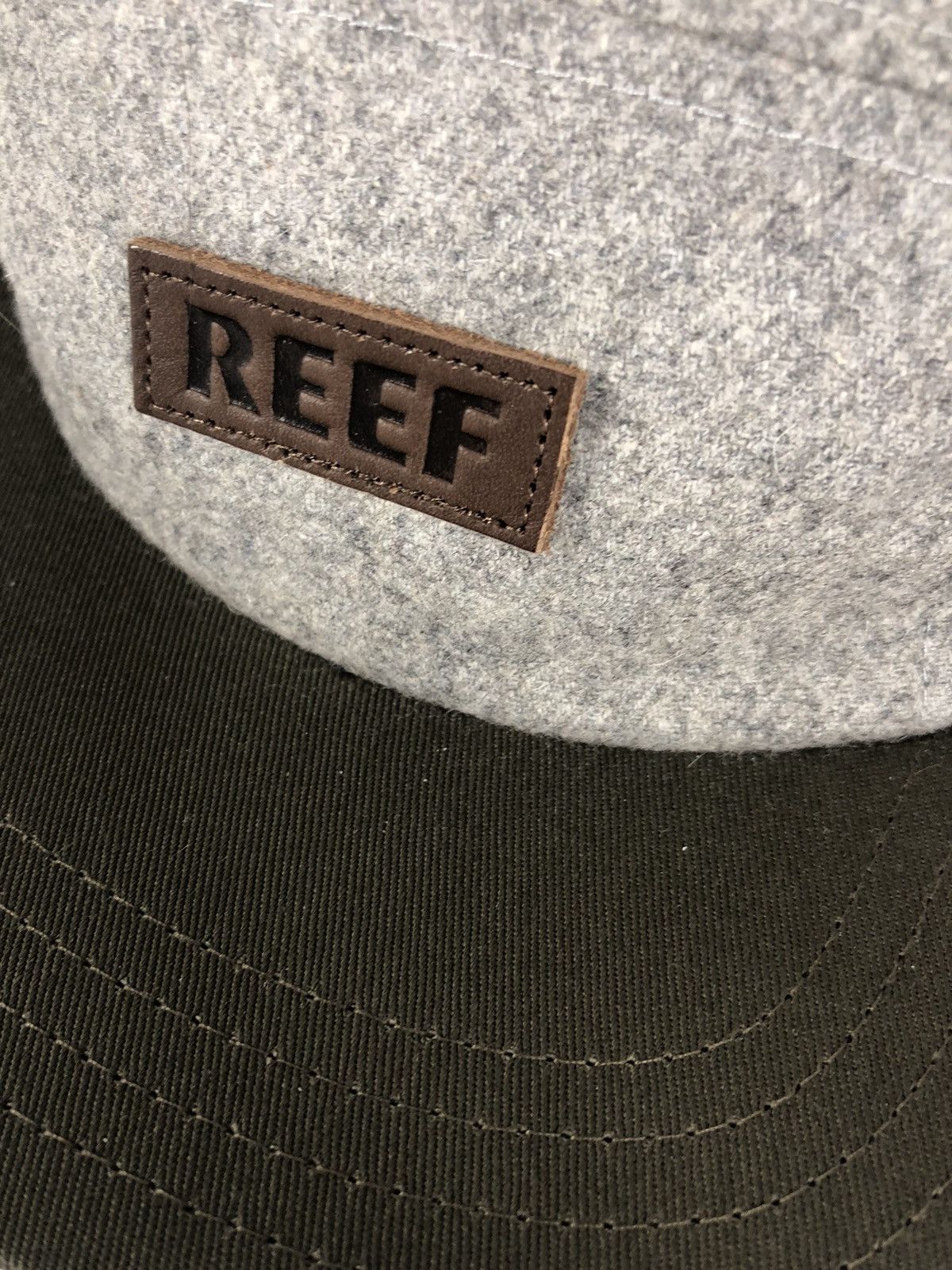 REEF Reef Town Heather Grey Green Strapback Hat Size ONE SIZE - 4 Thumbnail