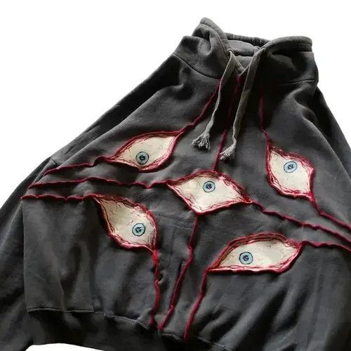 Japanese Brand × Vintage street comfortable loose hooded sweatshirt Size M / US 6-8 / IT 42-44 - 1 Thumbnail