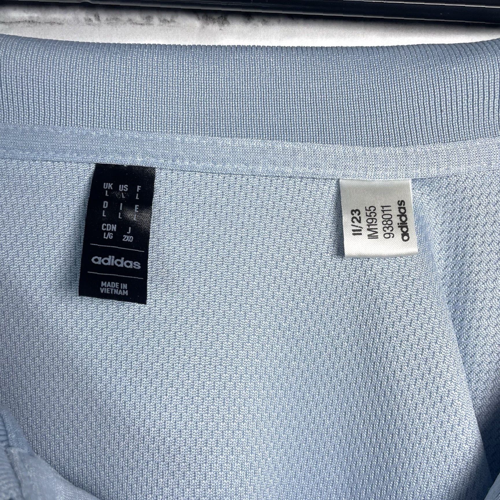 Adidas Adidas Polo Shirt Mens Light Blue L Regular Size Polo Shirt Mens Blue Adidas Shirt Size US L / EU 52-54 / 3 - 2 Thumbnail
