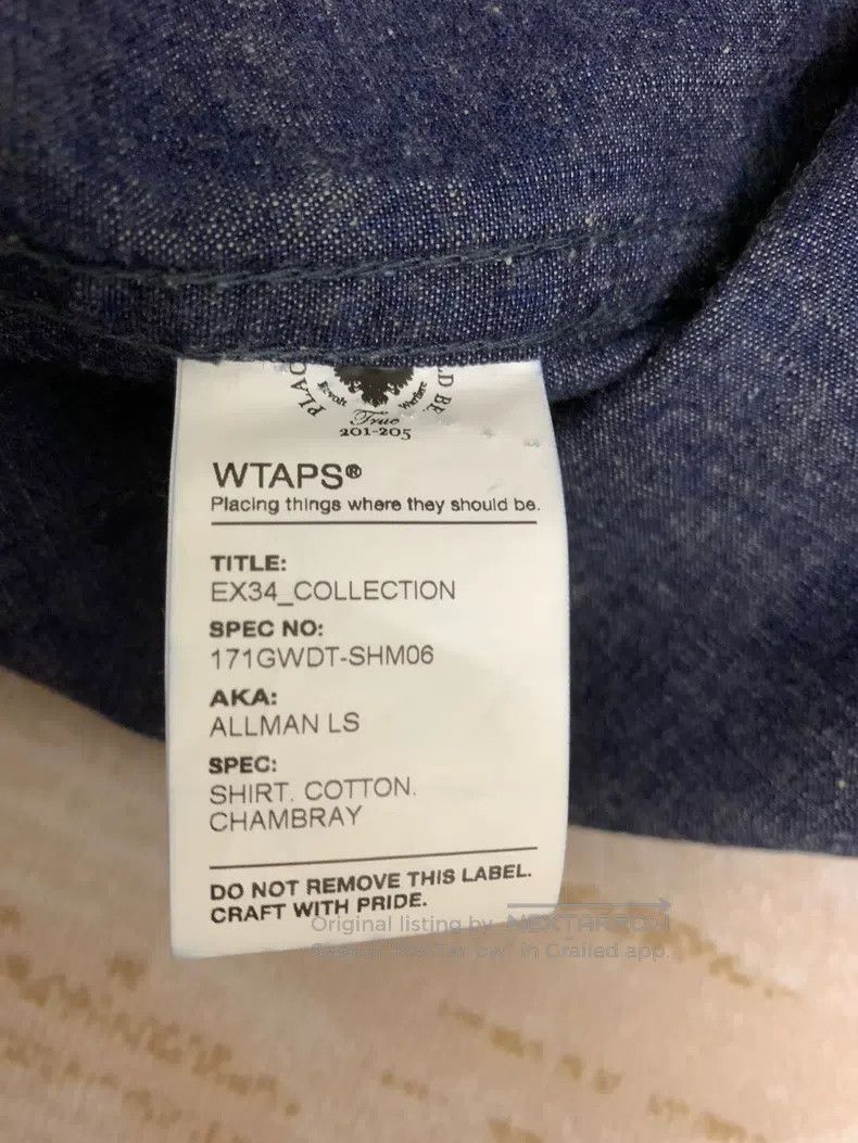 Wtaps Wtaps cowboy shirt Size US M / EU 48-50 / 2 - 9 Thumbnail