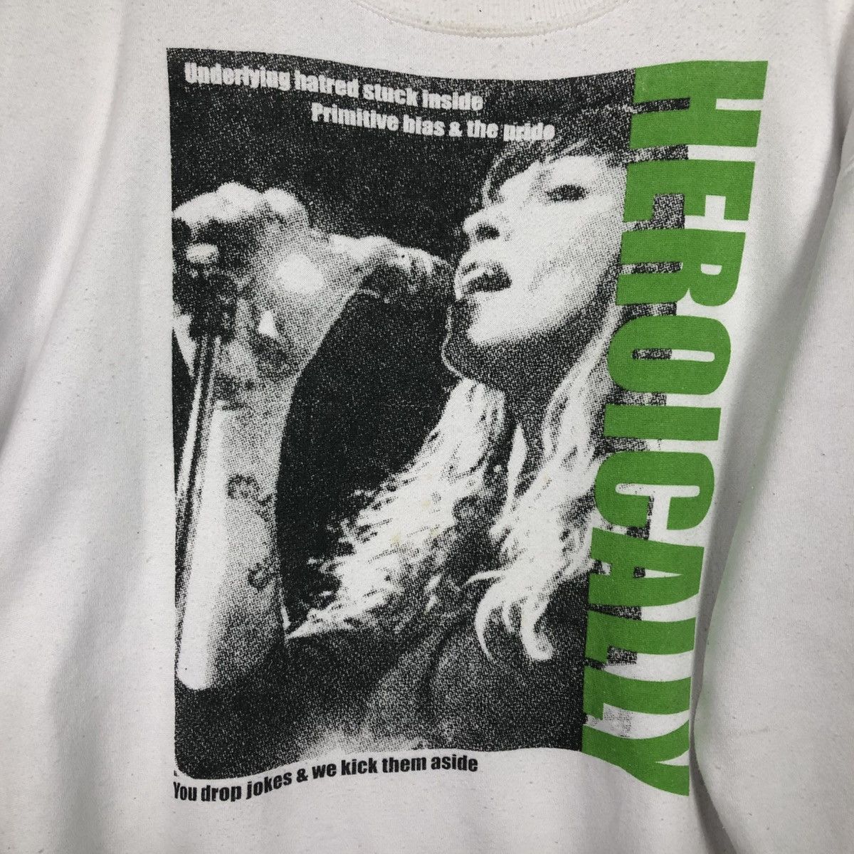 Japanese Brand 📌Vintage Sweatshirt Heroically Big Logo Punk Style Size US M / EU 48-50 / 2 - 15 Thumbnail