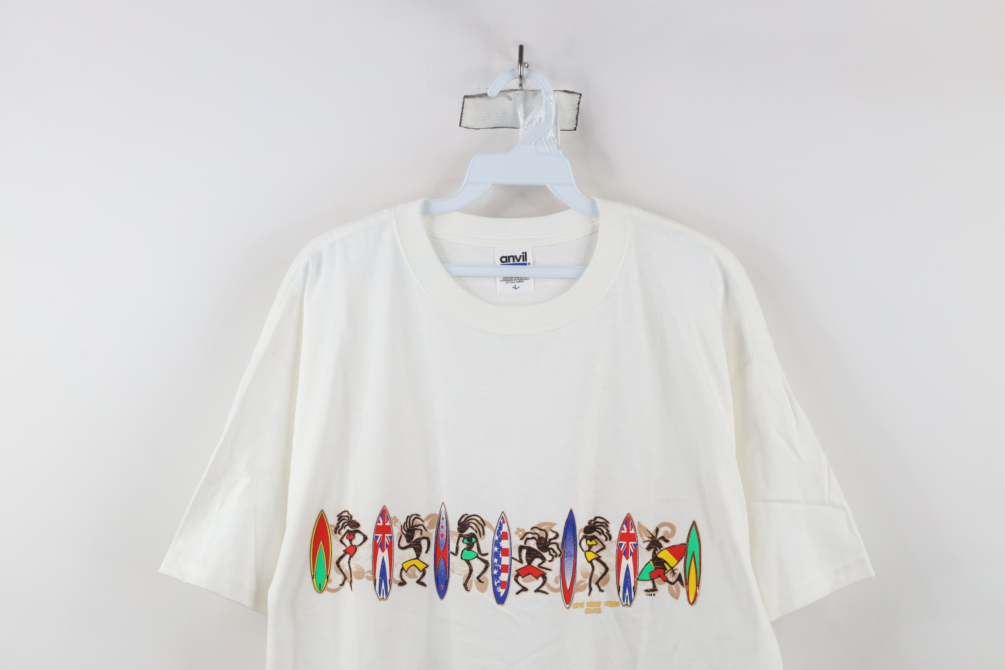 Vintage Vintage 90s Y2K Streetwear Vibes Hawaii Surfing T-Shirt Size US L / EU 52-54 / 3 - 2 Thumbnail