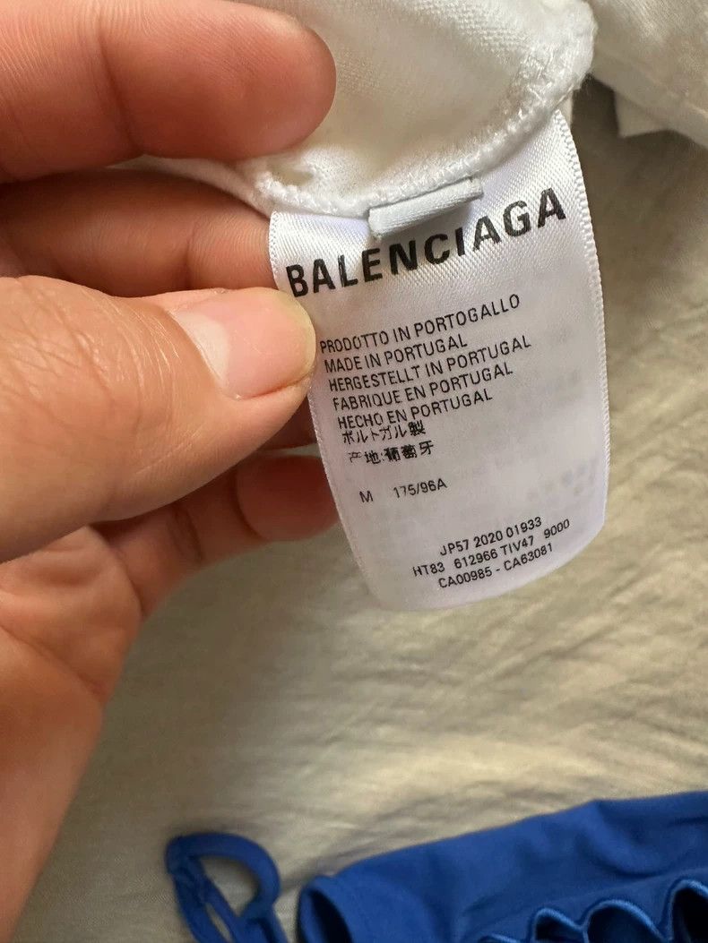 Balenciaga Balenciaga Band Short Sleeve Tee Size US M / EU 48-50 / 2 - 6 Thumbnail