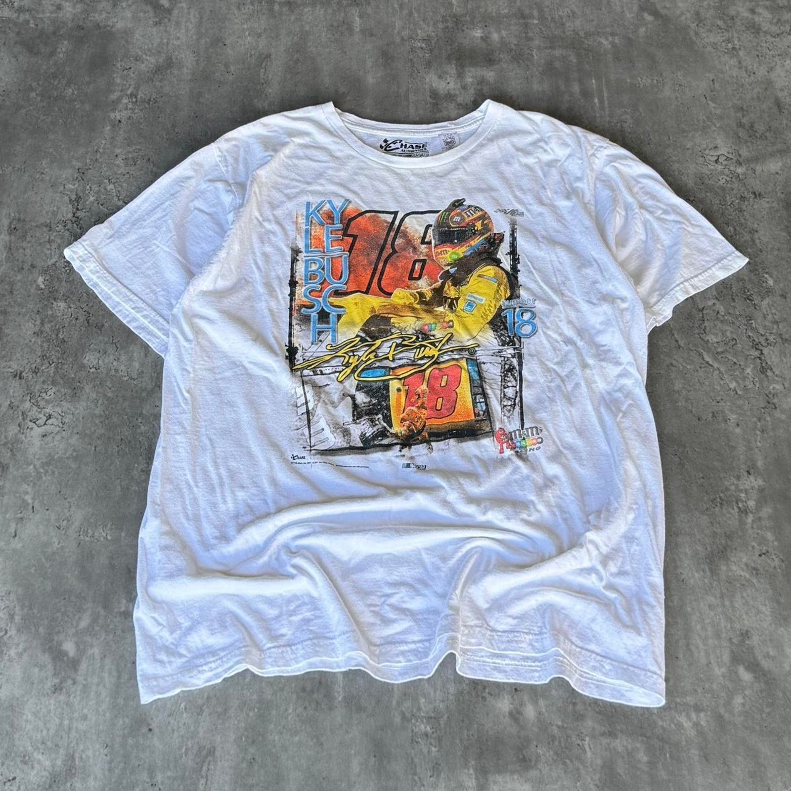 Chase Authentics × NASCAR × Vintage Vintage Y2K Nascar Racing M&M’s Chase Authentics Shirt Size US XL / EU 56 / 4 - 1 Thumbnail