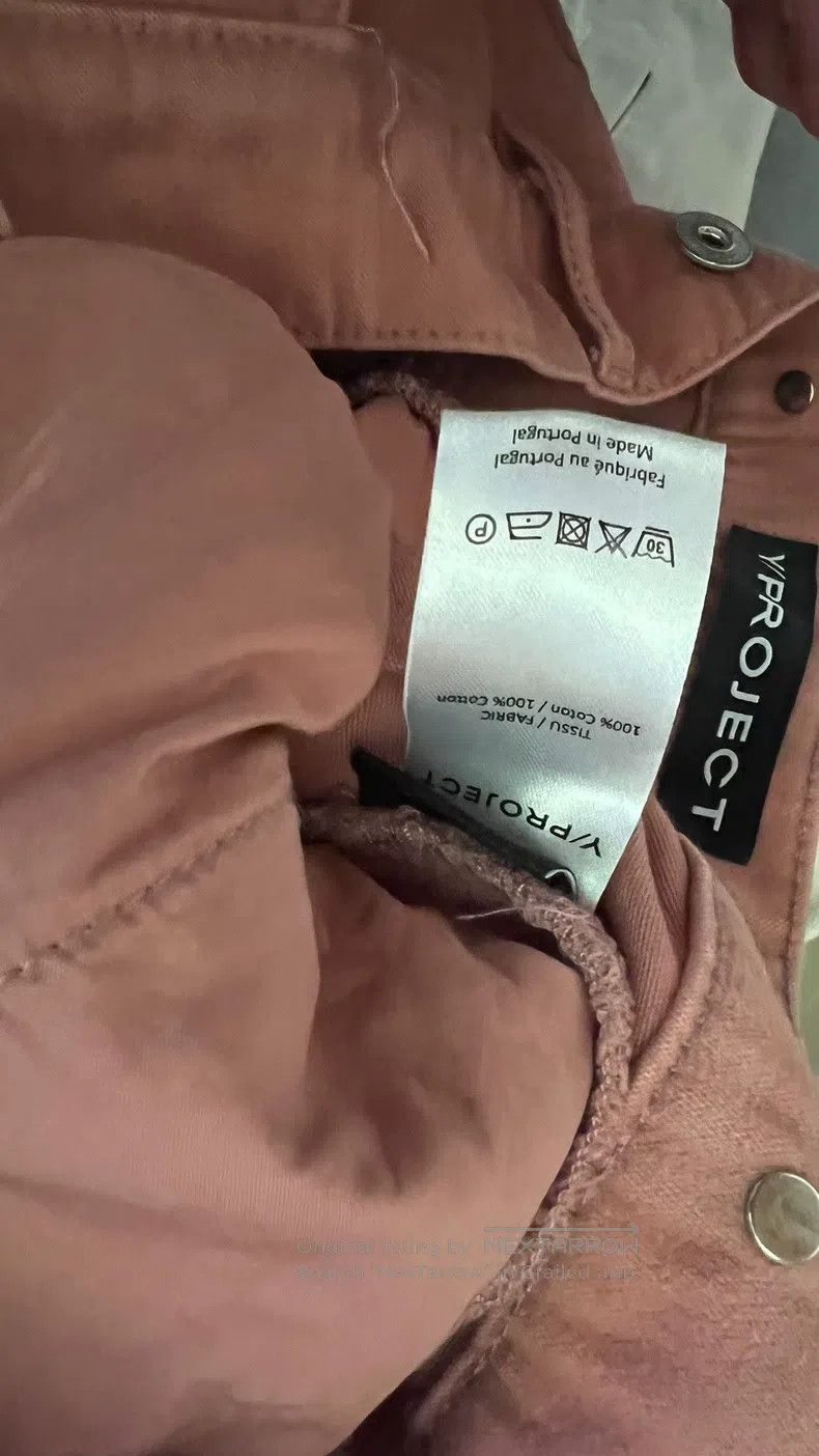 Y/Project Y/PROJECT Size S Pink pleated tooling pocket casual pants Size US 28 / EU 44 - 6 Thumbnail