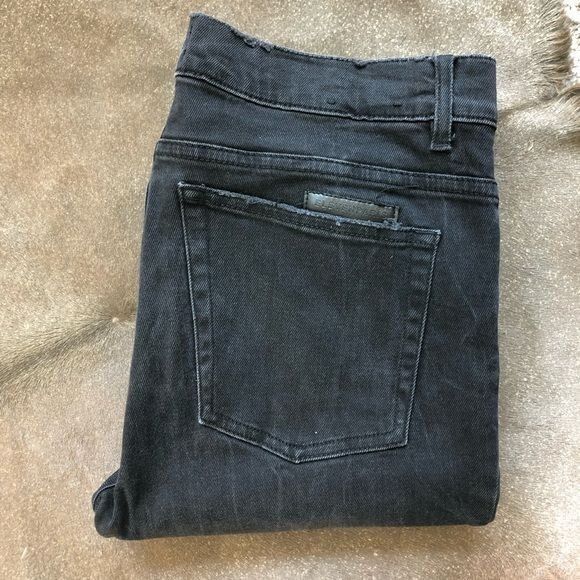 Eleven Paris Eleven Paris Elvis Black Wash Distressed Patch Repaired Jean Size US 32 / EU 48 - 1 Thumbnail