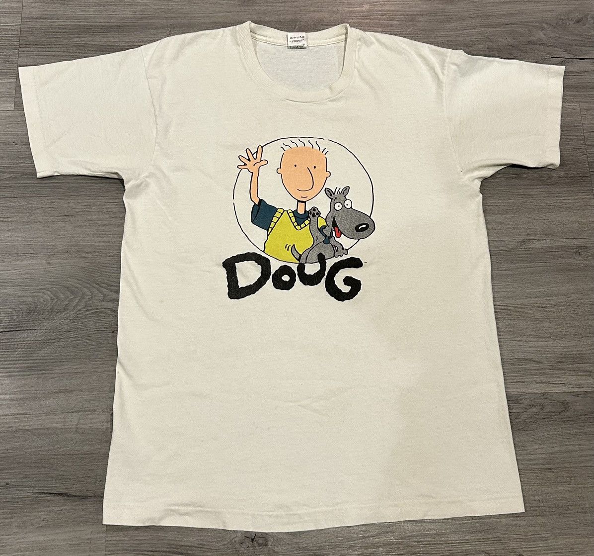 Vintage Grail Vintage 1991 Doug Nickelodeon Cartoon Promo T-Shirt Size US XL / EU 56 / 4 - 2 Thumbnail
