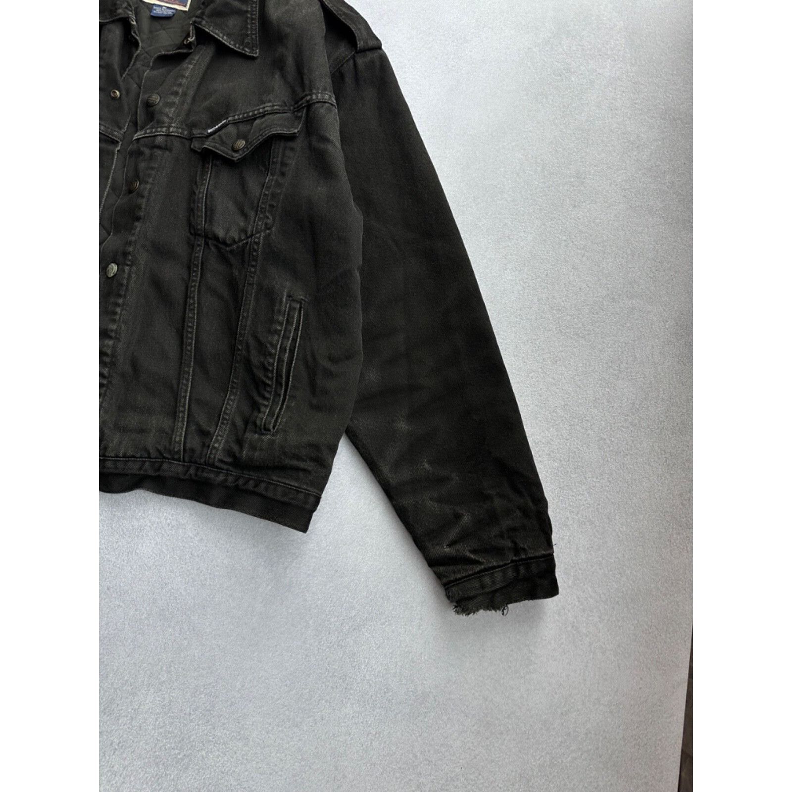 Ferrari VTG Harley-Davidson Biker Blues Moto Distressed Jacket Size US S / EU 44-46 / 1 - 8 Thumbnail