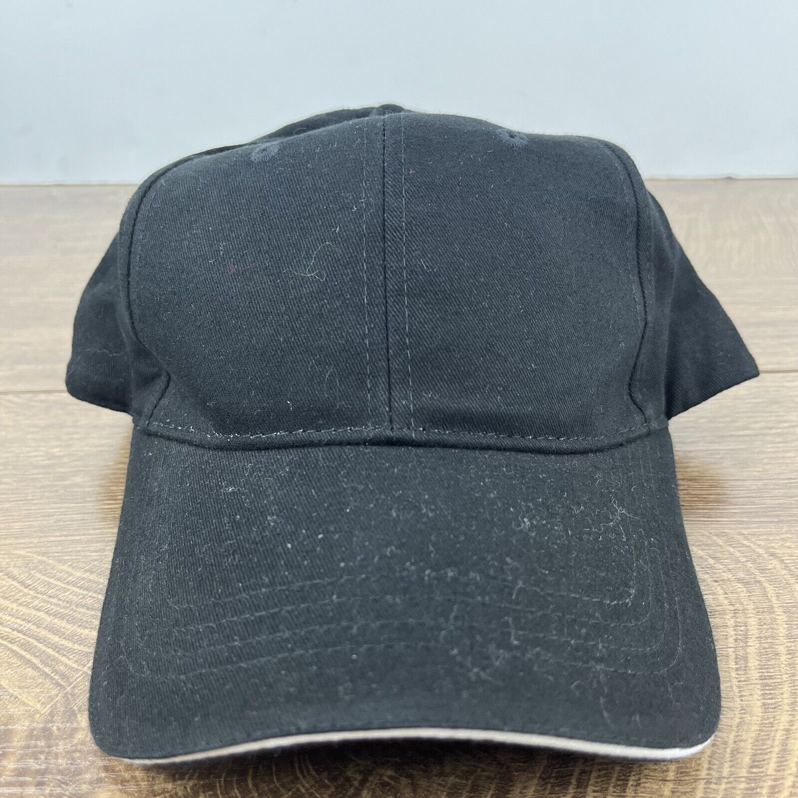 Other A Baseball Hat Black Cap Hat Adjustable Hat Black Adult Hat Size ONE SIZE - 5 Thumbnail