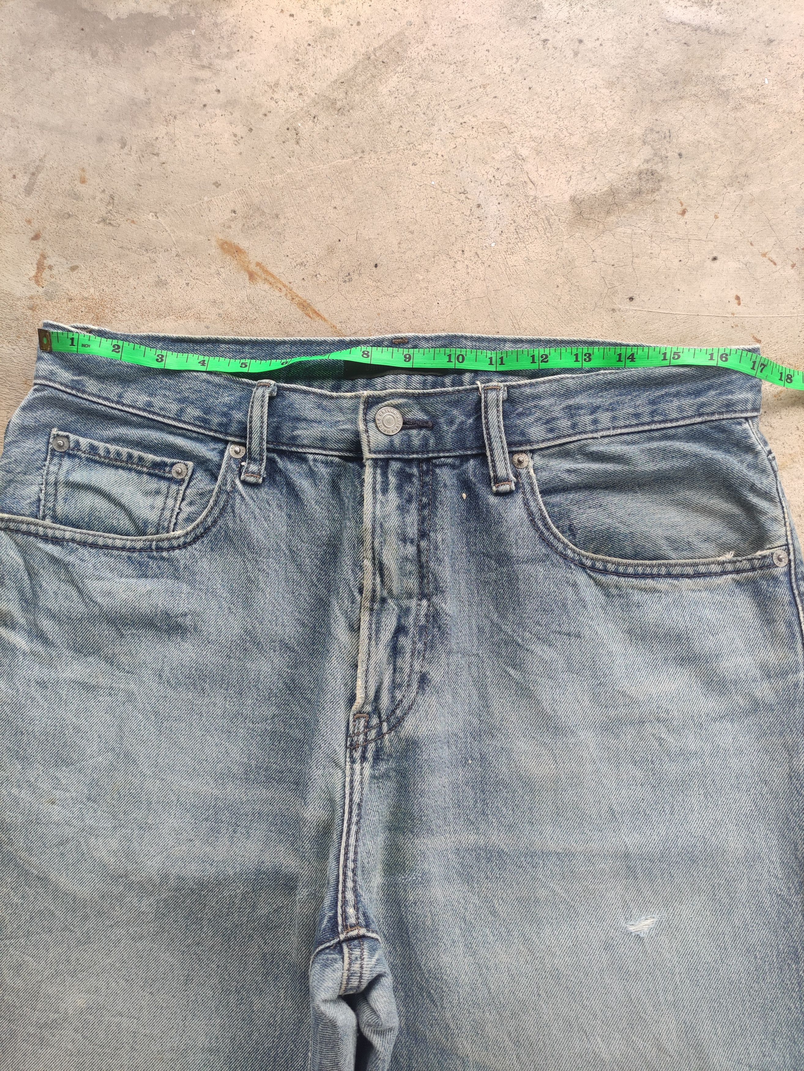 Japanese Brand Vintage Japanese Buggy Denim Distressed Faded Pants W34 Size US 34 / EU 50 - 6 Thumbnail