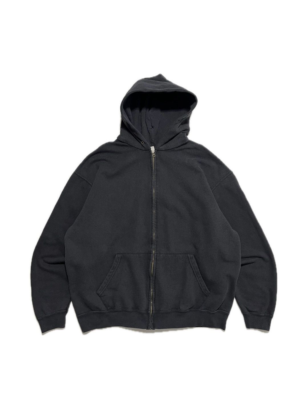 Unsound Rags Perfectly Washed Grey 90s Heavyweight Zip Hoodie Size US XL / EU 56 / 4 - 1 Thumbnail