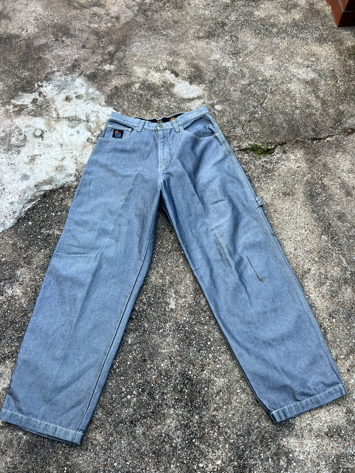 JNCO Extrems Y2K Baggy Denim Hip Hop Style Size US 30 / EU 46 - 2 Thumbnail