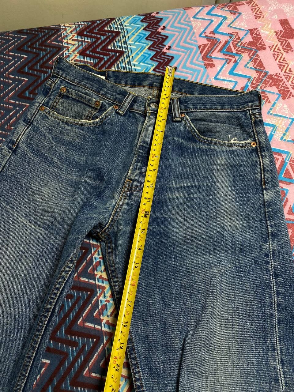 Levi's Crazy vintage y2k Levi’s 505 faded washed denim jeans skater Size US 32 / EU 48 - 19 Thumbnail
