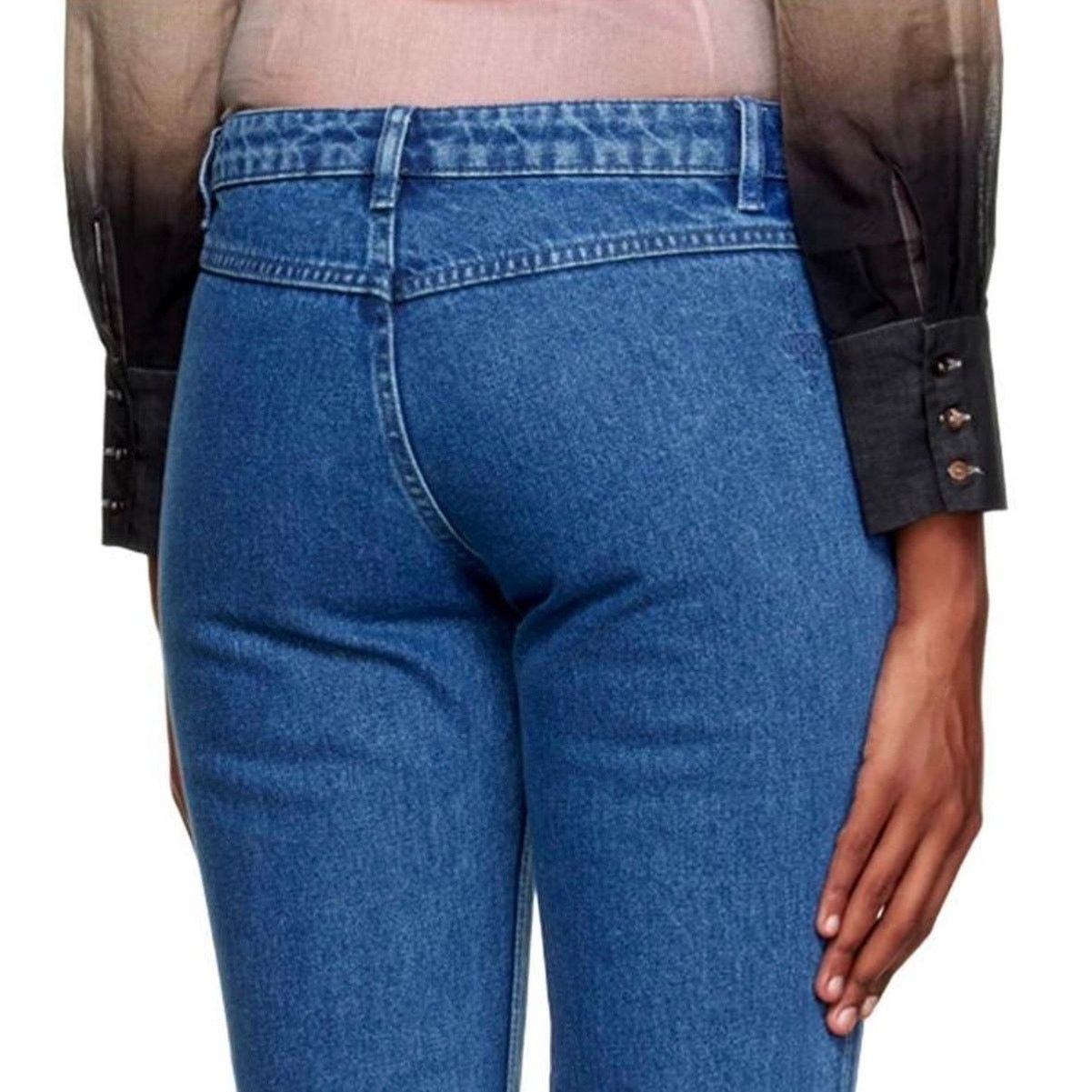 Paloma Wool Paloma wool low rise blue jeans size 38 US 8-10 DR Size 29" - 2 Thumbnail