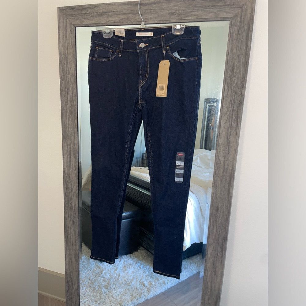 Levi's Levi’s blue mid rise 535 super skinny jeans Size 32" / US 10 / IT 46 - 1 Thumbnail