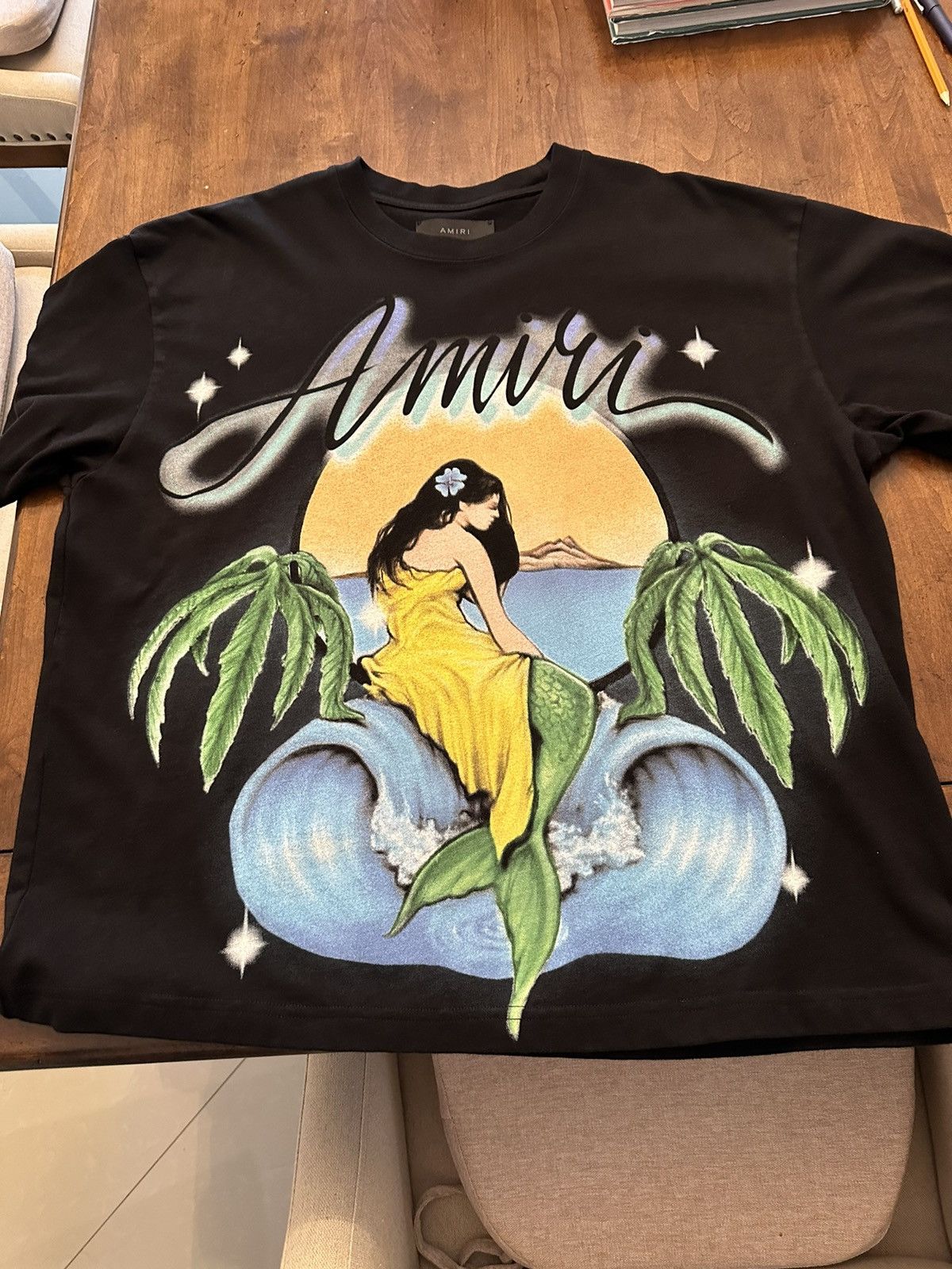 Amiri Mermaid Shirt Short Sleeve T Shirts