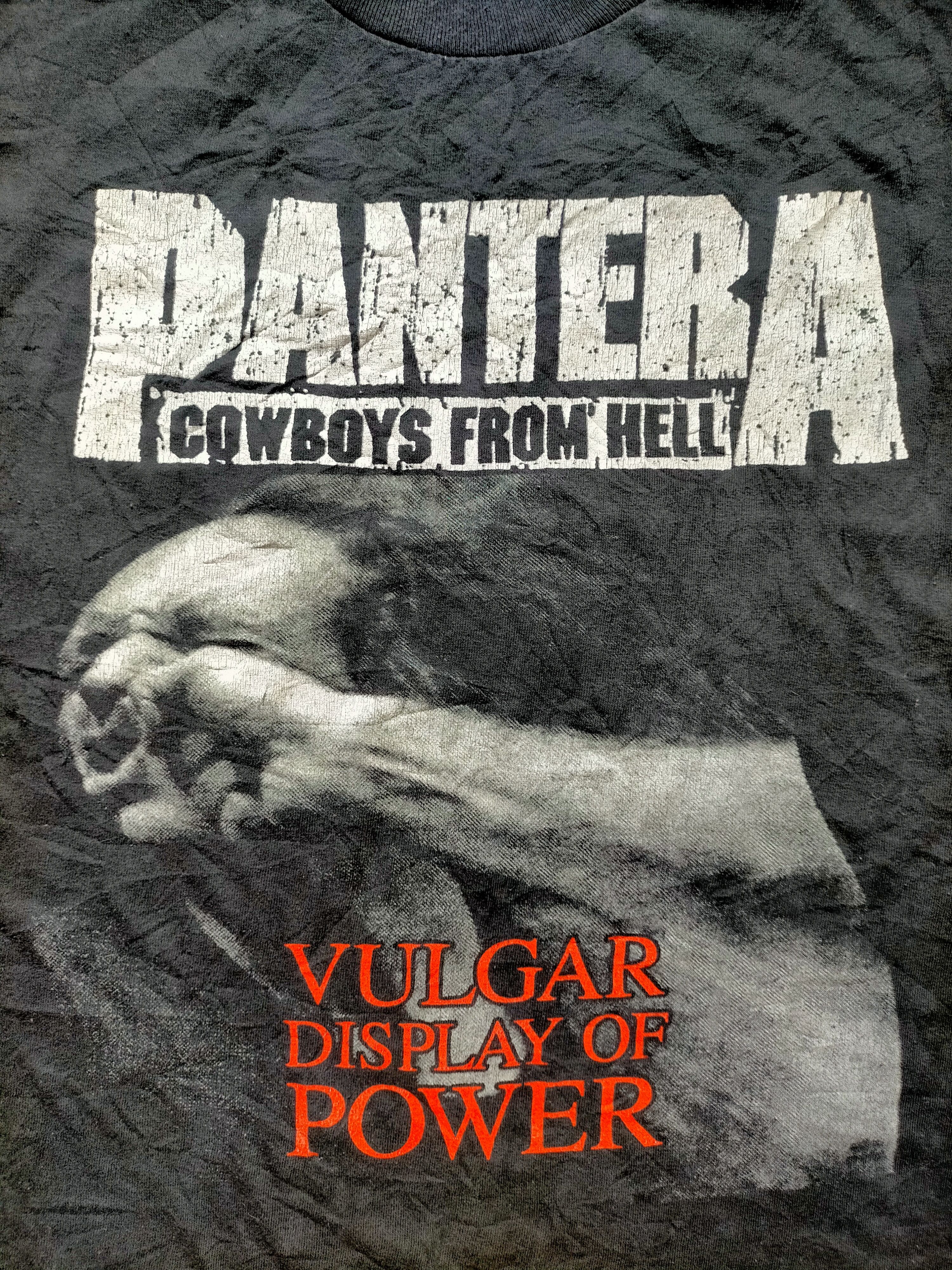 Band Tees Vintage 90s Pantera Cowboys From Hell Band tee Size US XL / EU 56 / 4 - 6 Thumbnail