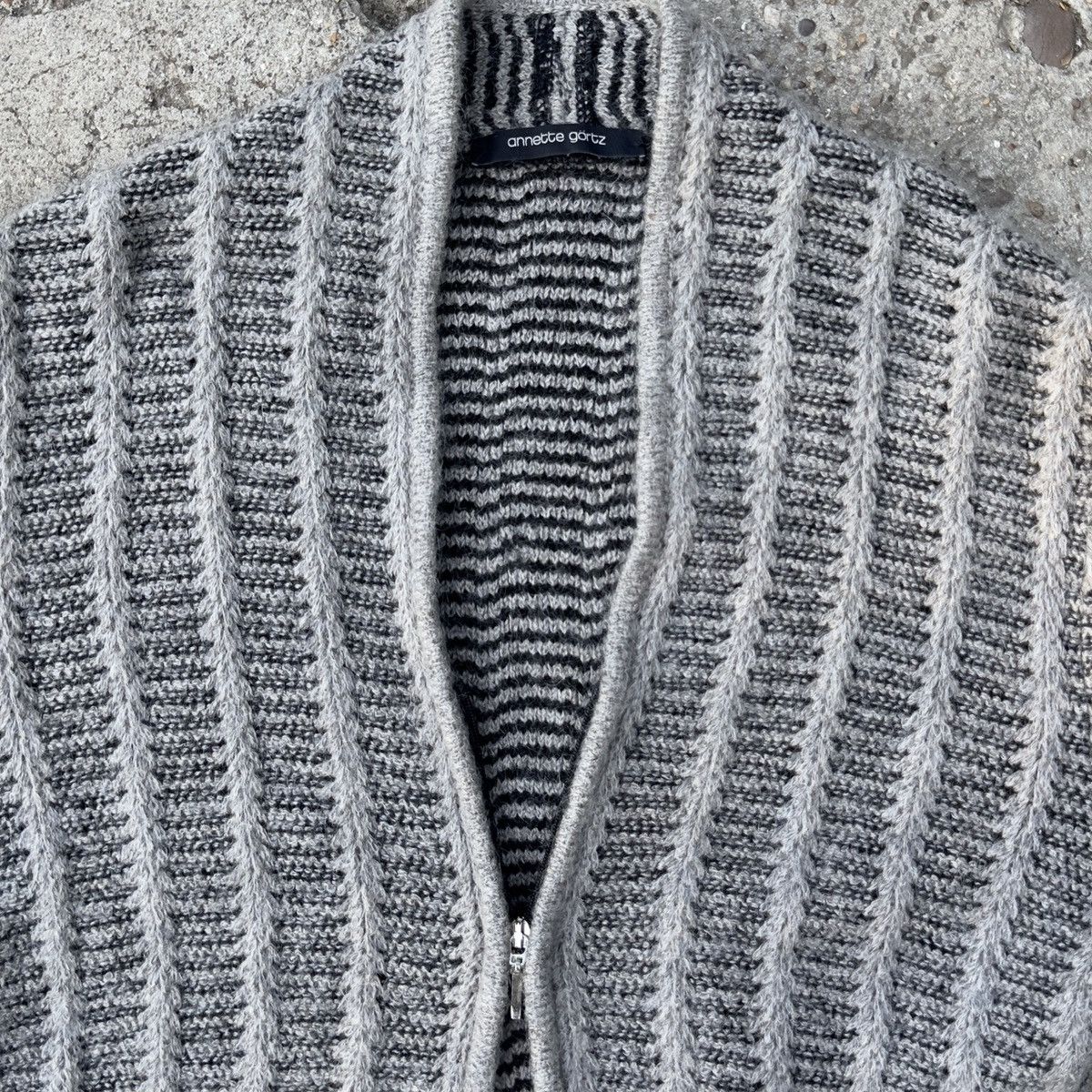 Annette Gortz Annette Gortz archive wool/mohair cardigan Size M / US 6-8 / IT 42-44 - 2 Thumbnail