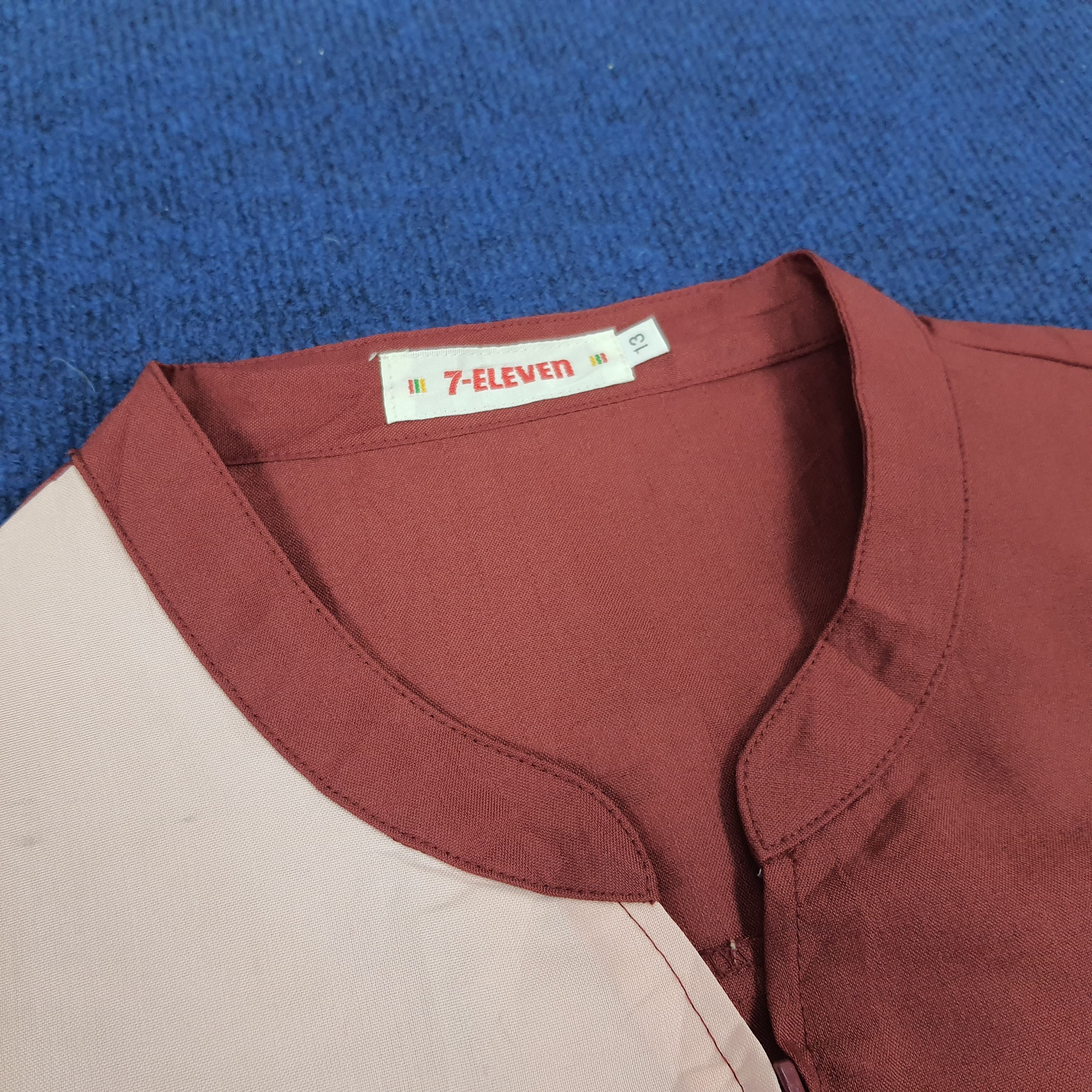 Japanese Brand × Vintage Vintage 7 Eleven Japanese Uniform Staff Shirt Size M / US 6-8 / IT 42-44 - 5 Thumbnail