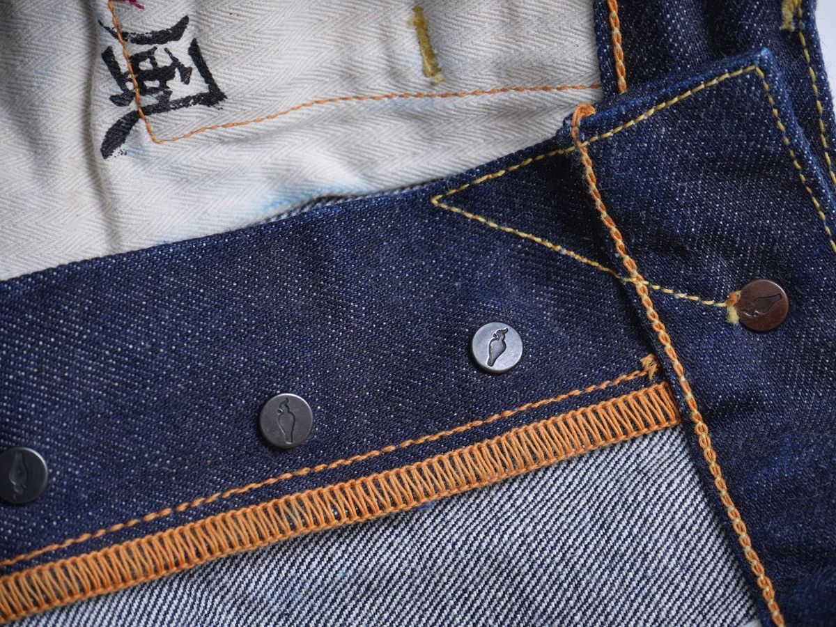 Japanese Brand Red Tornado Bronson Mfg. Blue Selvedge Denim Jeans sz 31 Size US 31 - 10 Thumbnail
