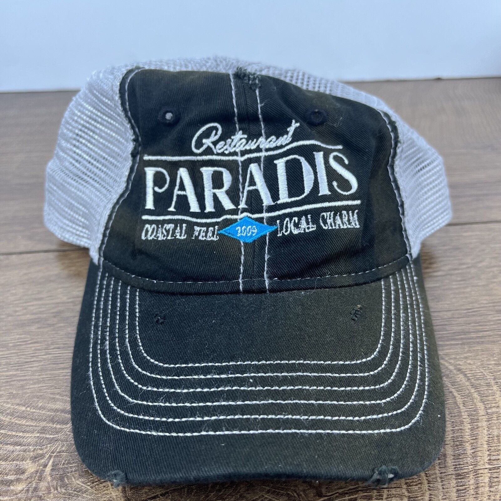 Other Paradis Hat Restaurant Costal Hat Adjustable Hat Black Hat A Size ONE SIZE - 3 Thumbnail