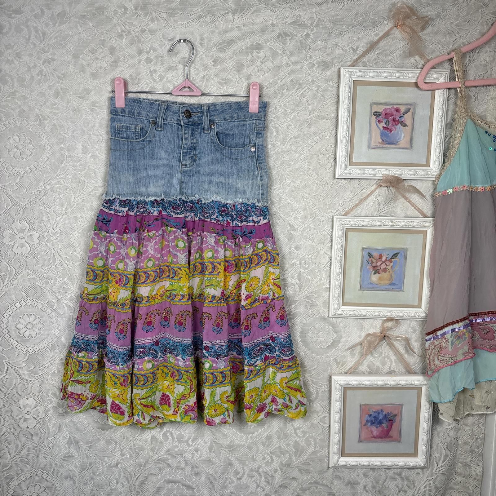 Other y2k girls fairy core midi skirt Size 24" / US 00 / IT 34 - 1 Thumbnail