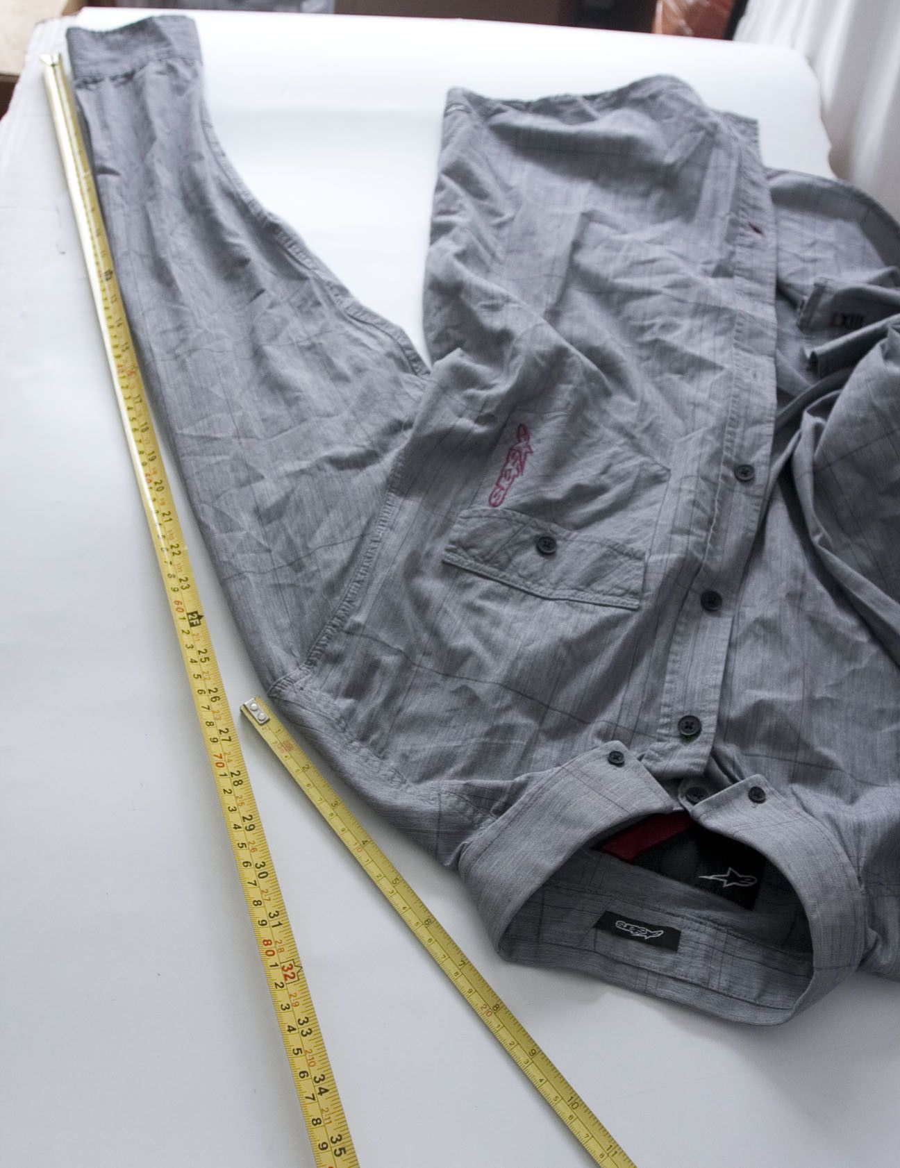 Alpinestars Alpinestars Shirt Button Size L Gray Size US L / EU 52-54 / 3 - 2 Thumbnail