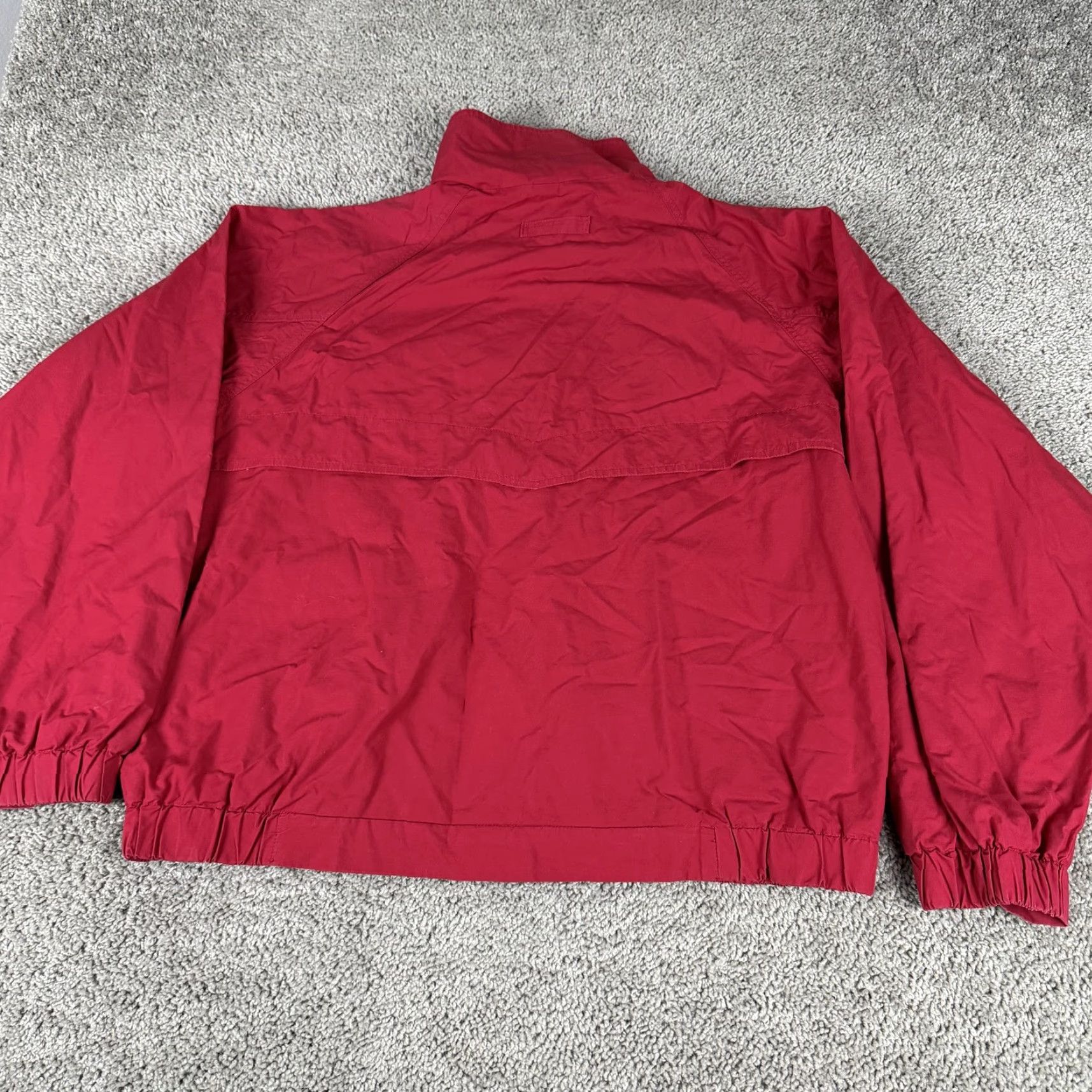 Eddie Bauer VINTAGE Eddie Bauer Jacket Mens Large Red Cotton Bomber Plaid Lined Zip Snap Casual Size US L / EU 52-54 / 3 - 7 Thumbnail