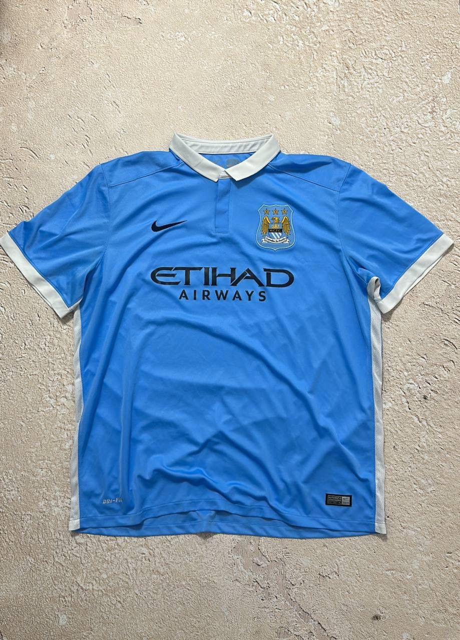Vintage Manchester City distressed jersey soccer Size US XL / EU 56 / 4 - 1 Thumbnail