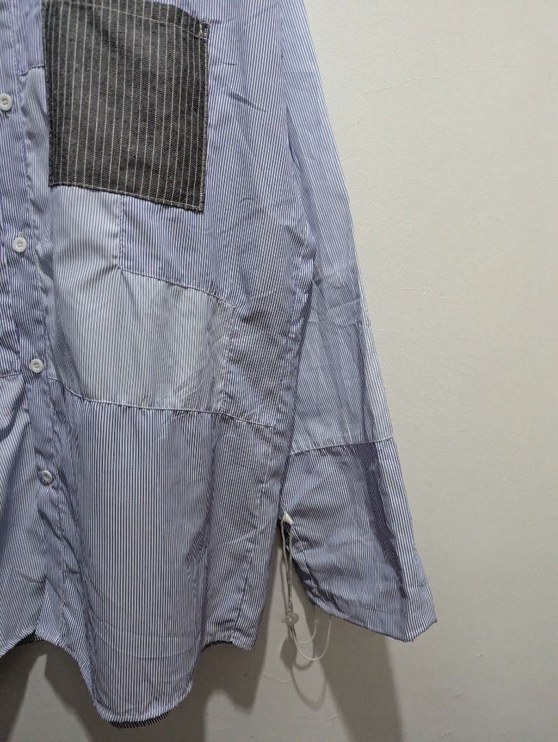 Japanese Brand Random Stripe Patchwork Comme des Garcons alt Size US L / EU 52-54 / 3 - 4 Thumbnail