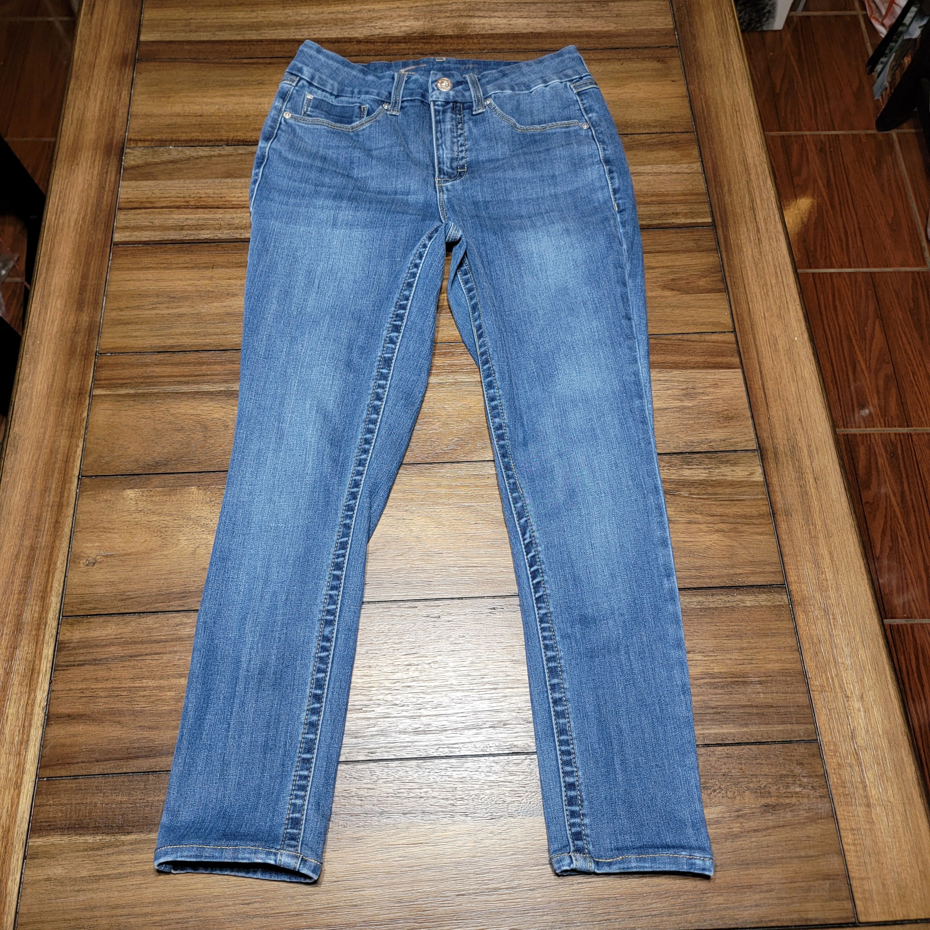 Seven 7 Seven7 Tummyless High Rise Skinny Denim Jeans - Size 6 Size 28" / US 6 / IT 42 - 1 Thumbnail