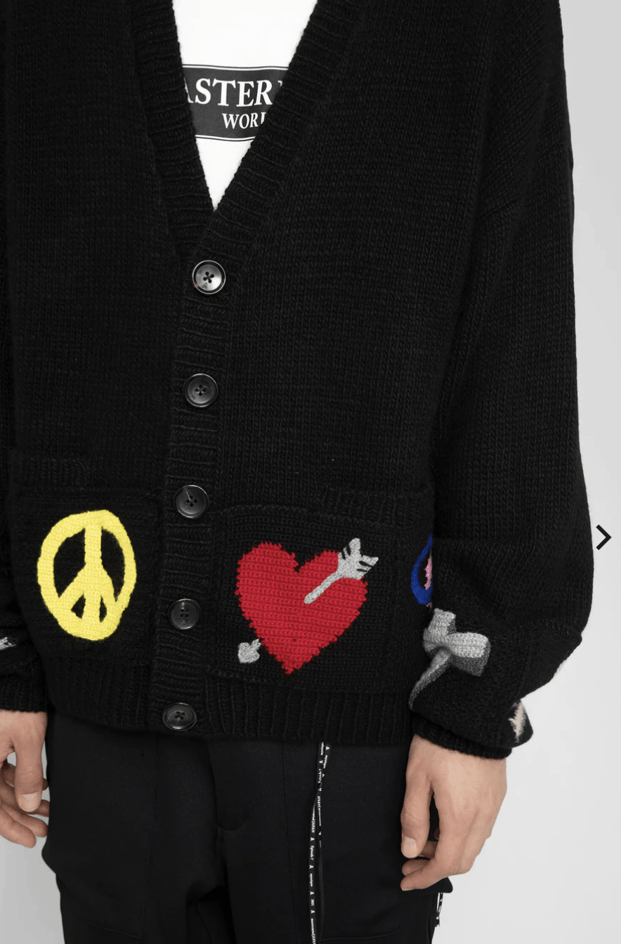 Mastermind Japan Mastermind Japan - Cashmere Skull Cardigan Size US L / EU 52-54 / 3 - 4 Thumbnail