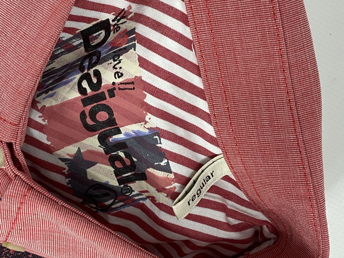 Desigual 🔥LASTDROP🔥 Desigual Big Logo Color Block Striped We Love It Size US L / EU 52-54 / 3 - 9 Thumbnail